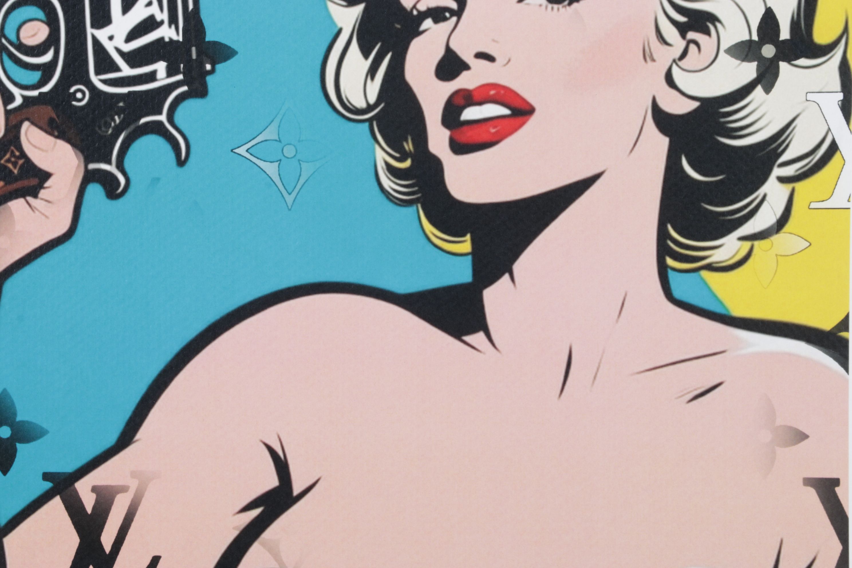Death NYC Pop Art Graphic Print Homage to Marilyn Monroe x Louis Vuitton, 2025