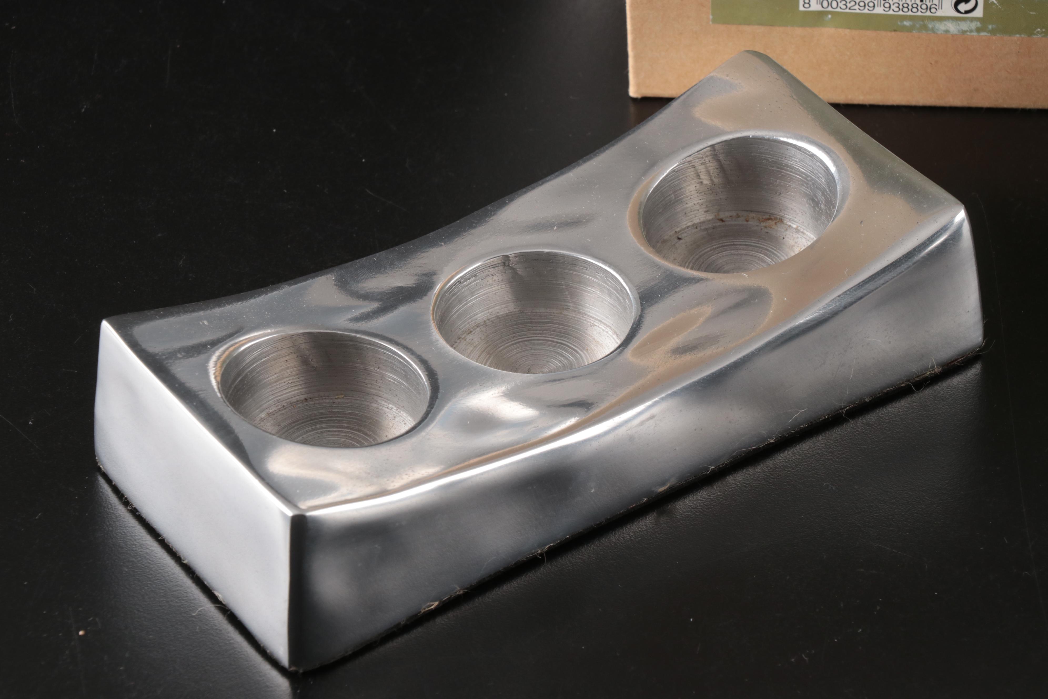 Nambé Polished Alloy Tray, Alessi Sugar Bowl, and More Table Accessories