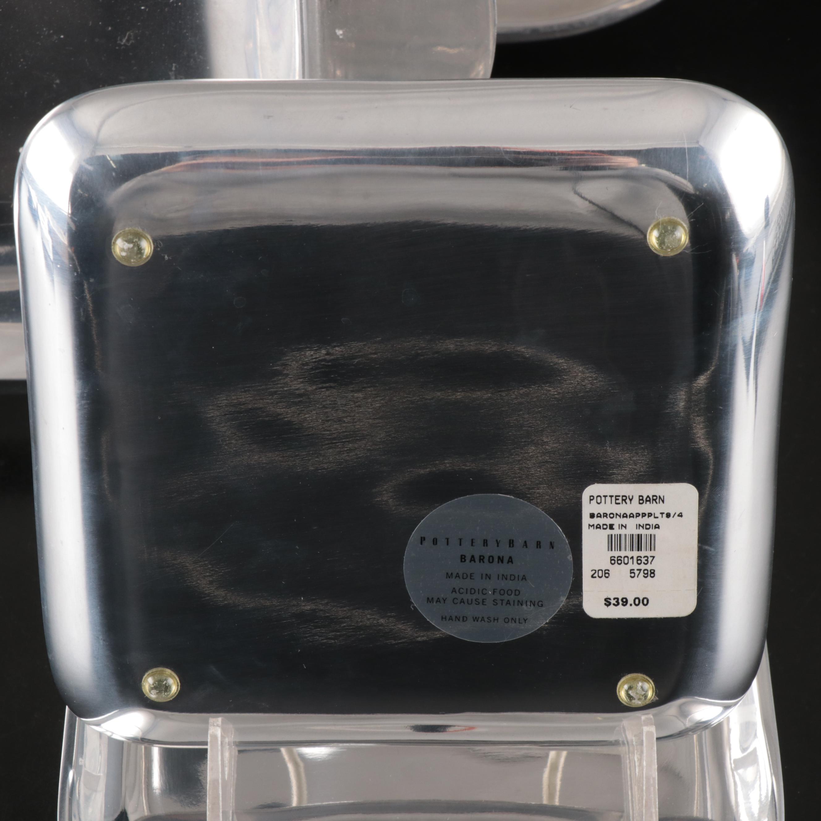 Nambé Polished Alloy Tray, Alessi Sugar Bowl, and More Table Accessories