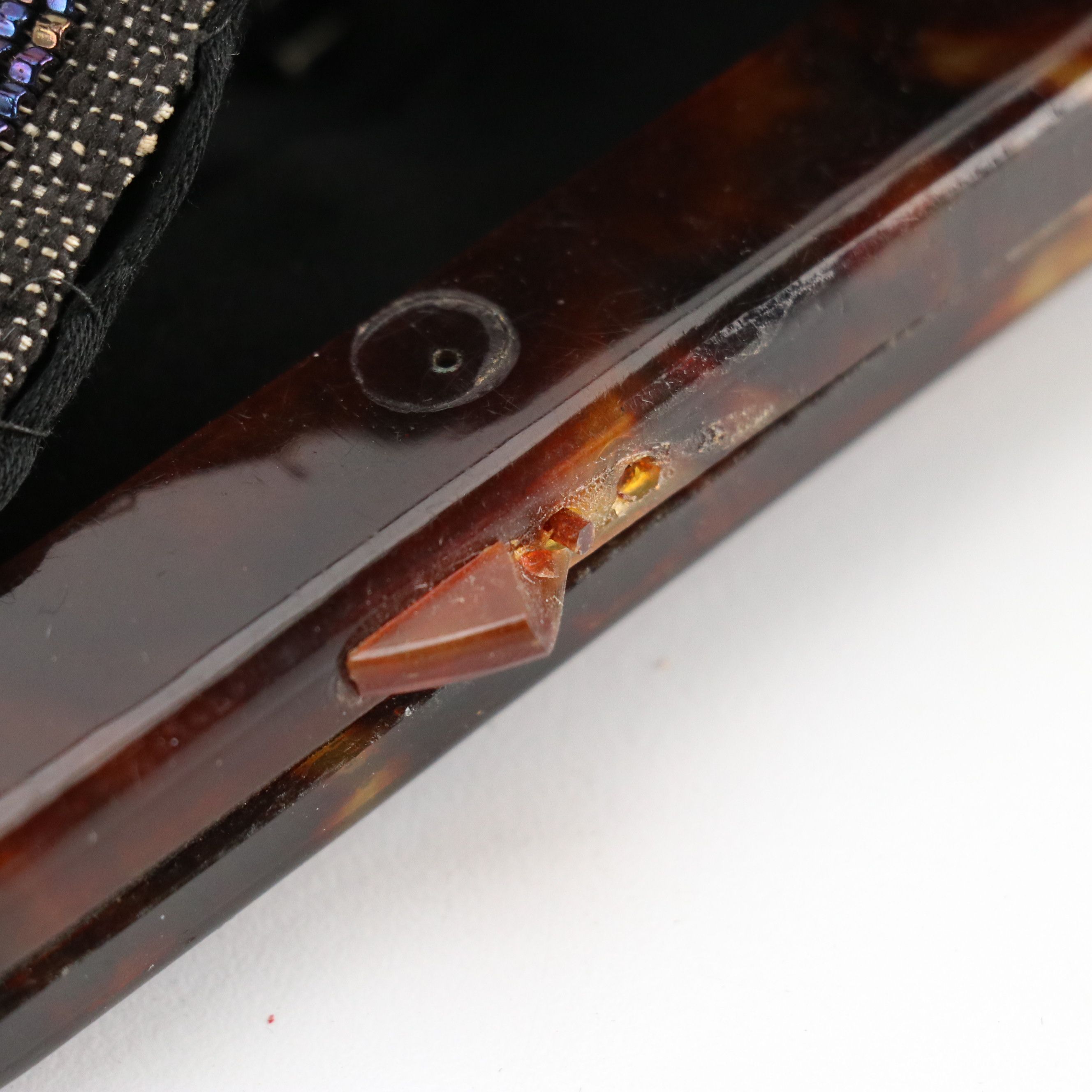 Vintage "Little Lady" Leather Kiss-Lock Pouch, Floral Beaded Frame Bag, More