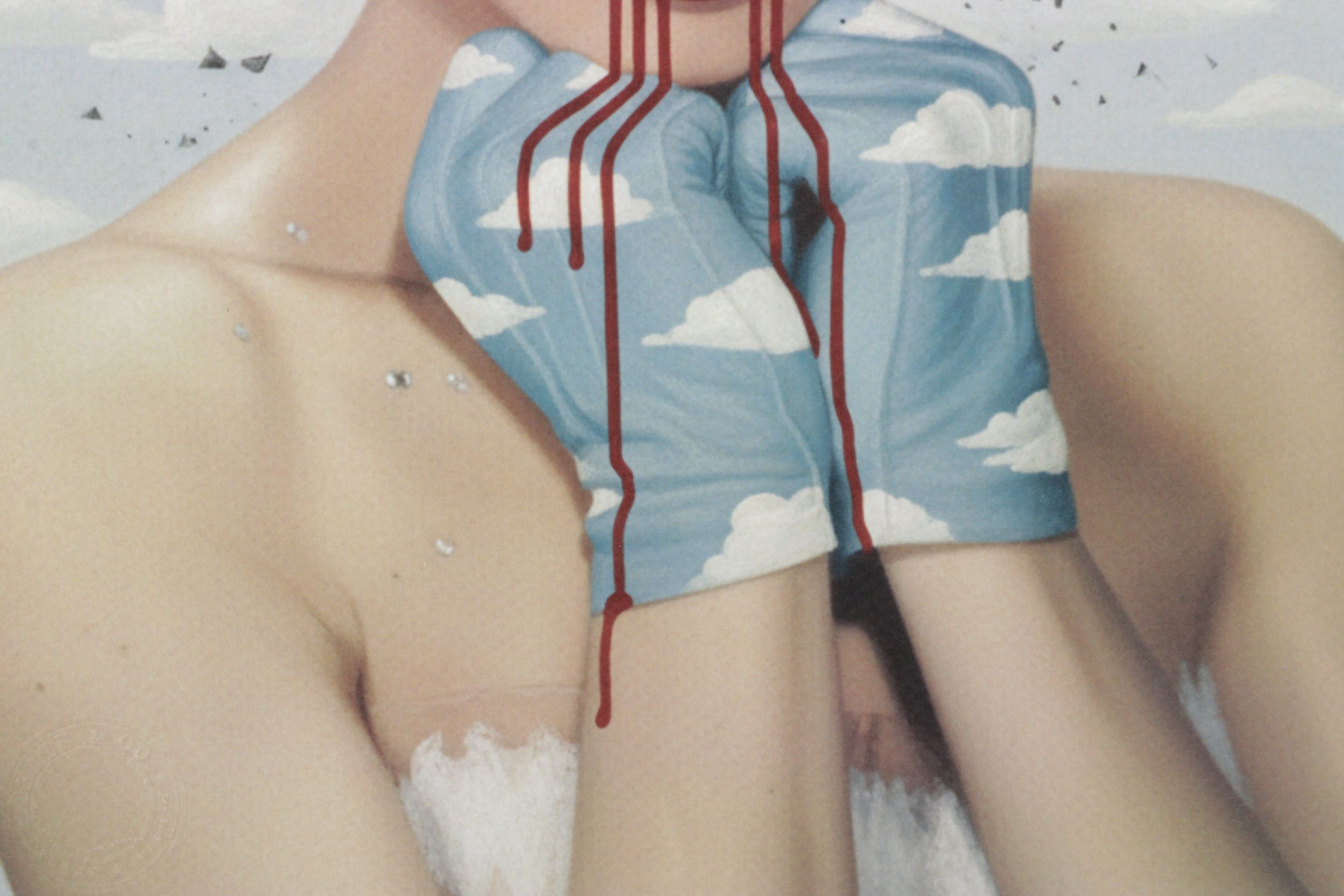 Death NYC Pop Art Digital Print Homage to René Magritte x Audrey Hepburn, 2025