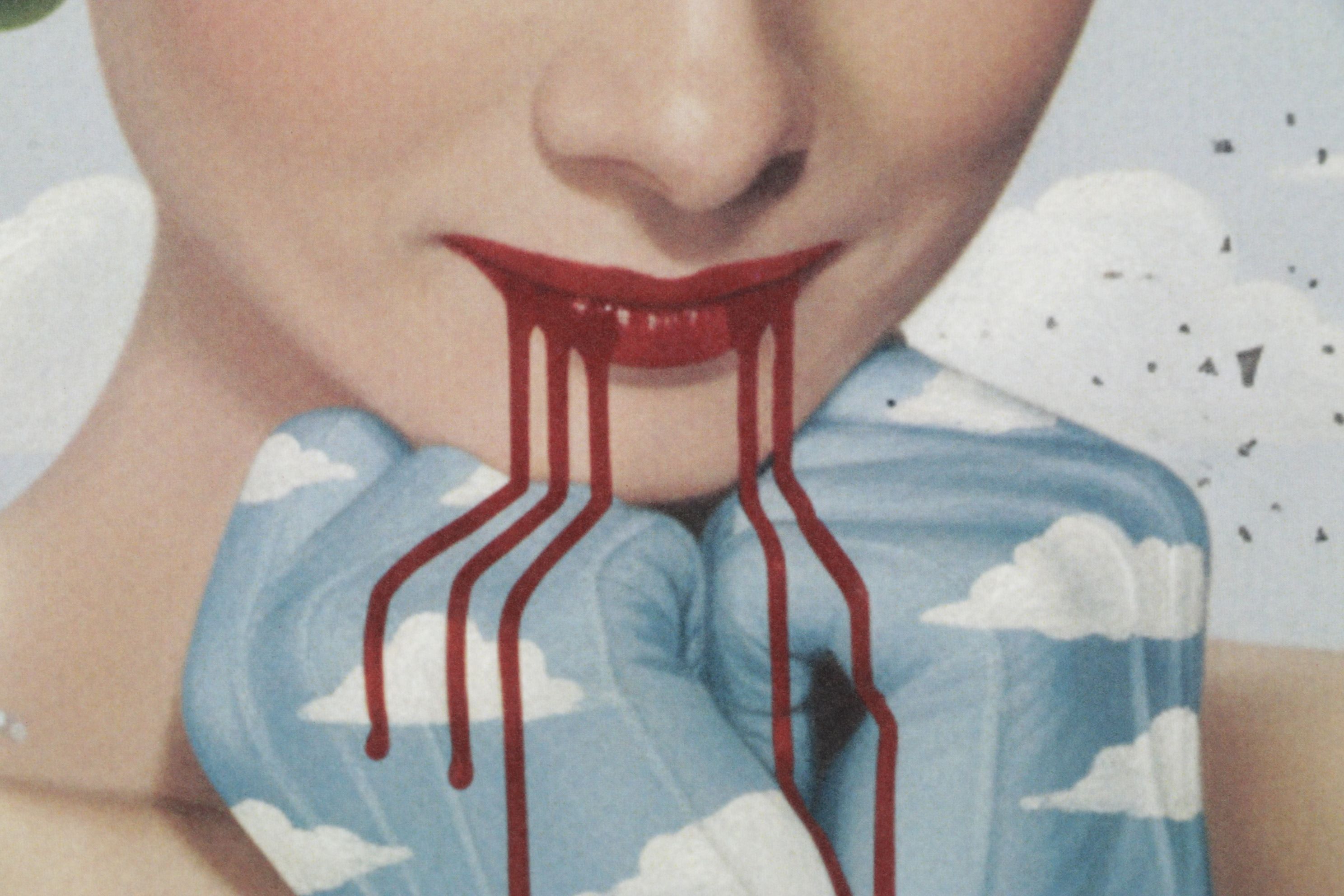 Death NYC Pop Art Digital Print Homage to René Magritte x Audrey Hepburn, 2025