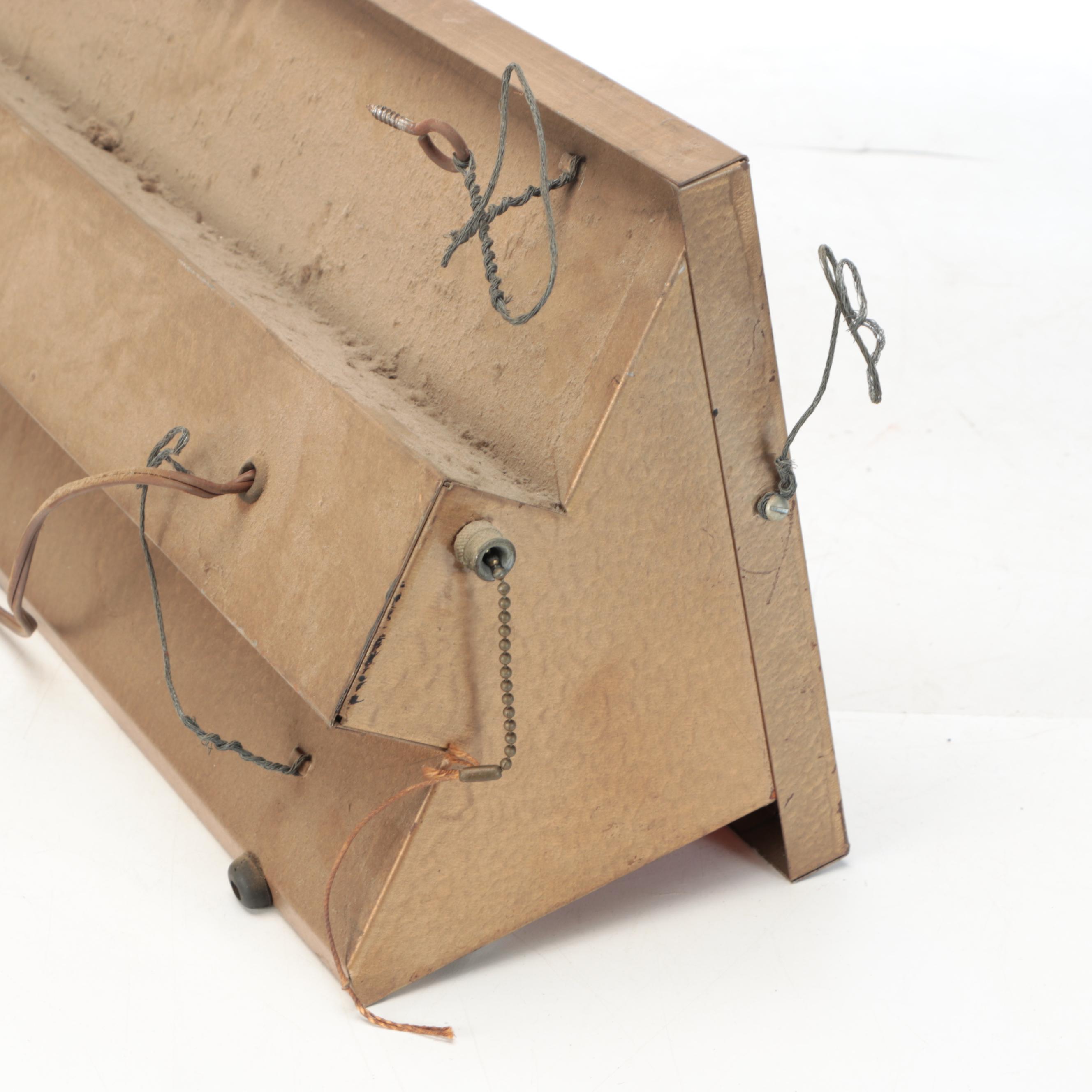 Cincinnati Hudepohl Beer Advertising Sign, Mid to Late 20th Century