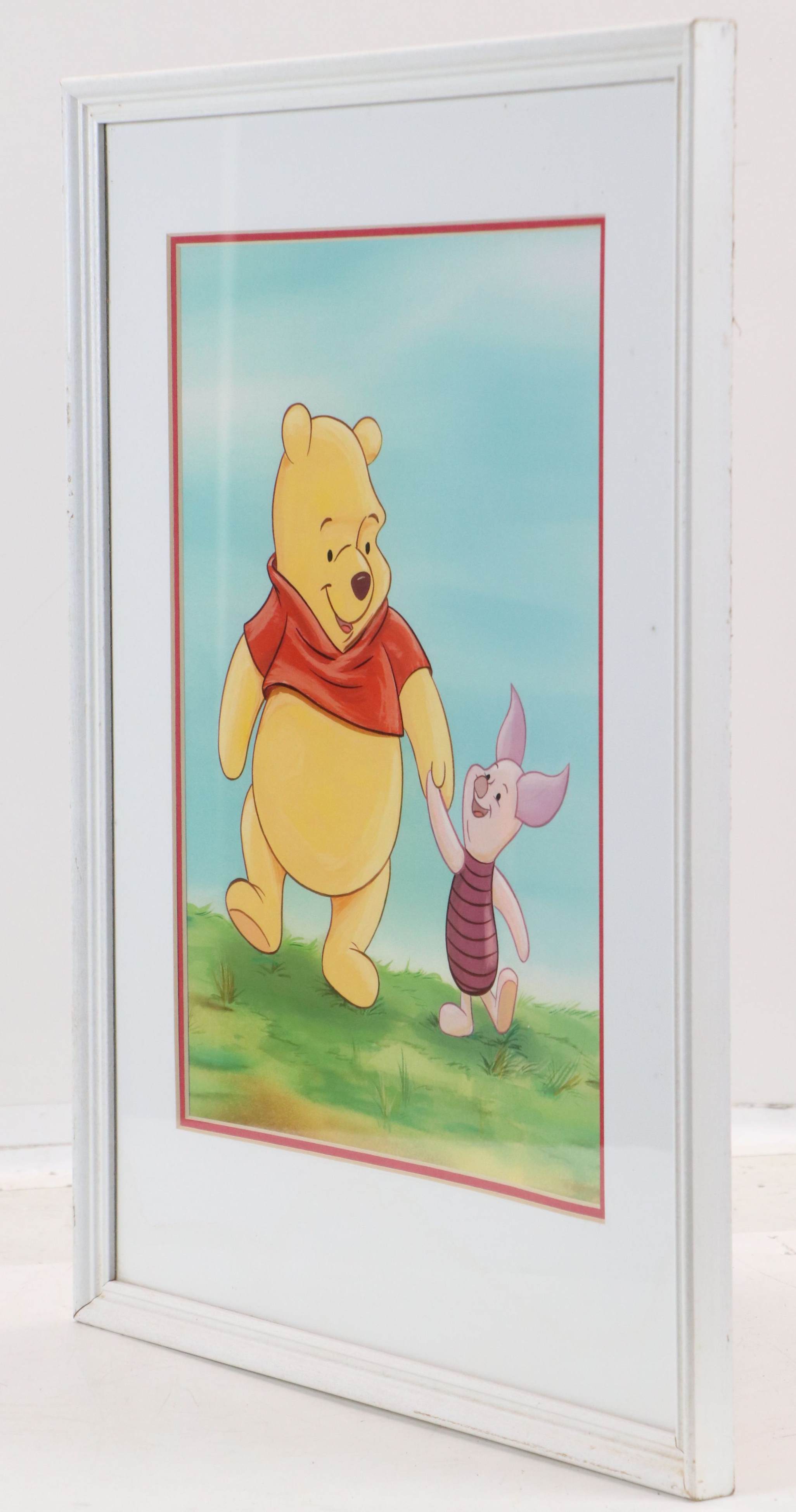 Offset Lithograph of Piglet and Winnie the Pooh, Late 20th Century