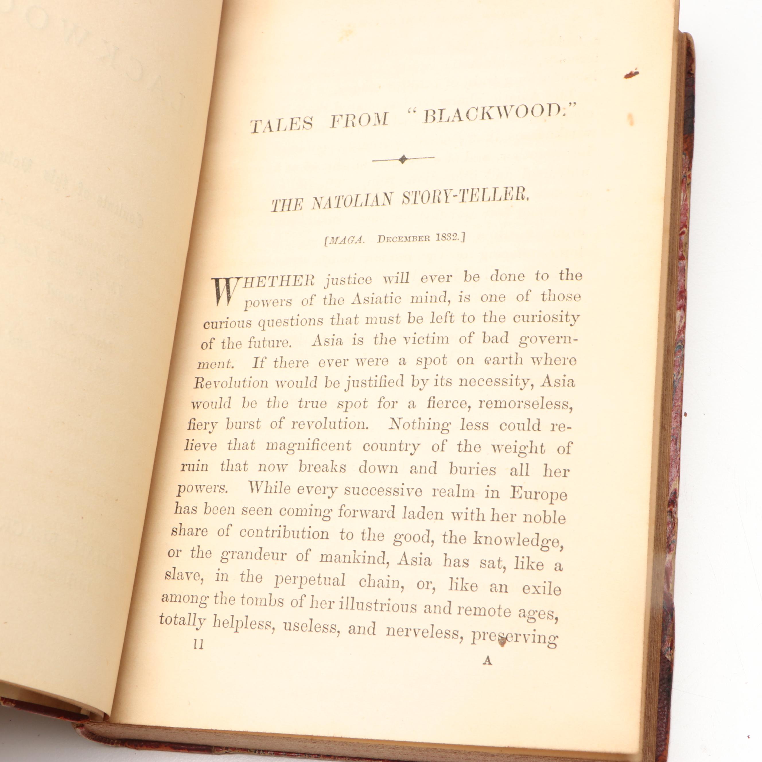 Leather Bound "Tales from Blackwood" Partial Set by Chalmers H. Roberts