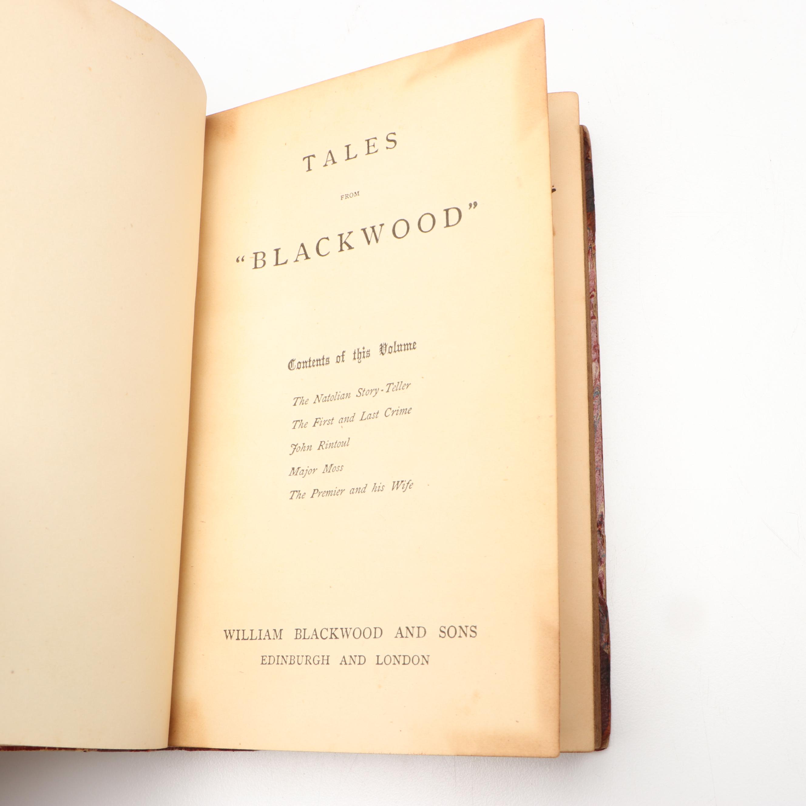 Leather Bound "Tales from Blackwood" Partial Set by Chalmers H. Roberts