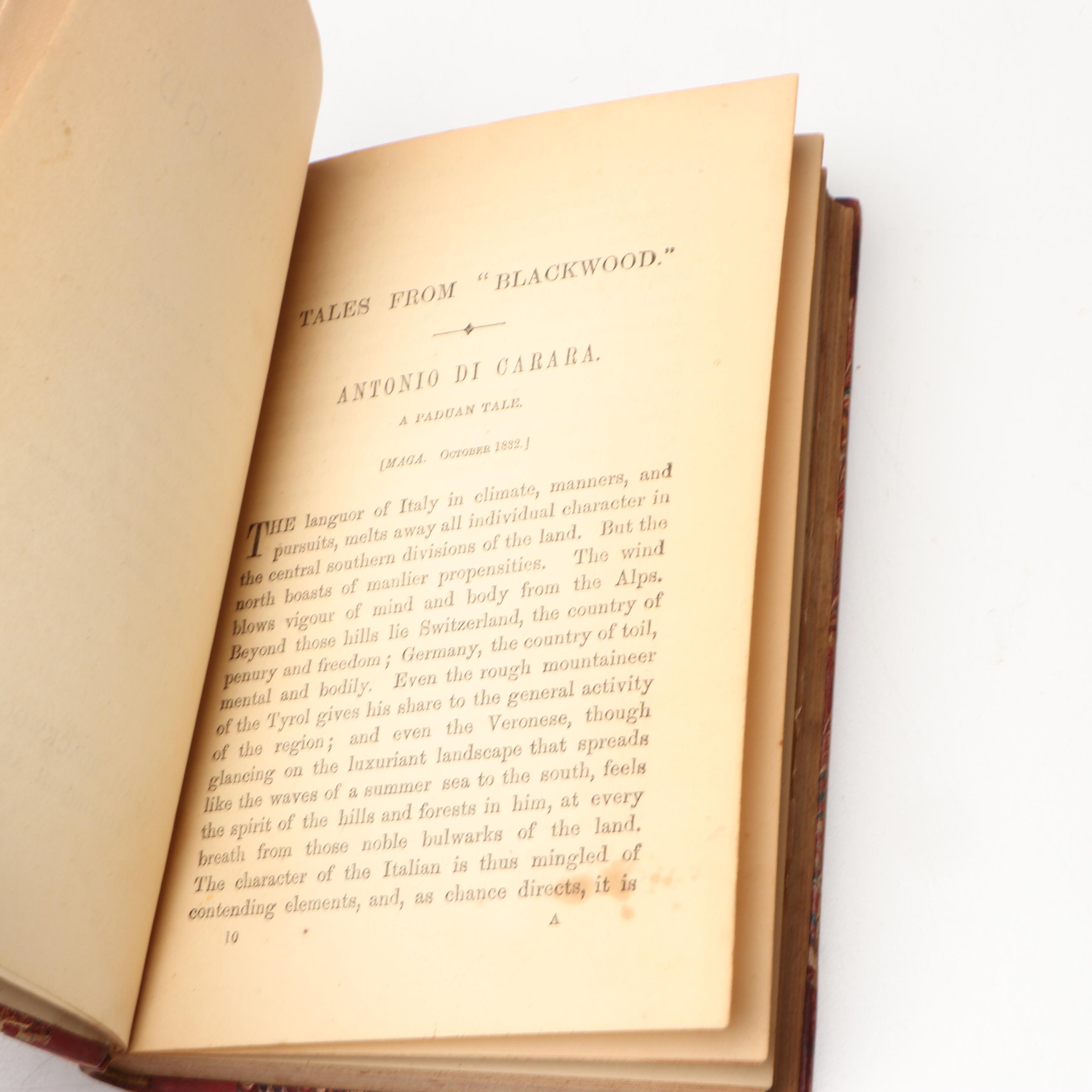 Leather Bound "Tales from Blackwood" Partial Set by Chalmers H. Roberts