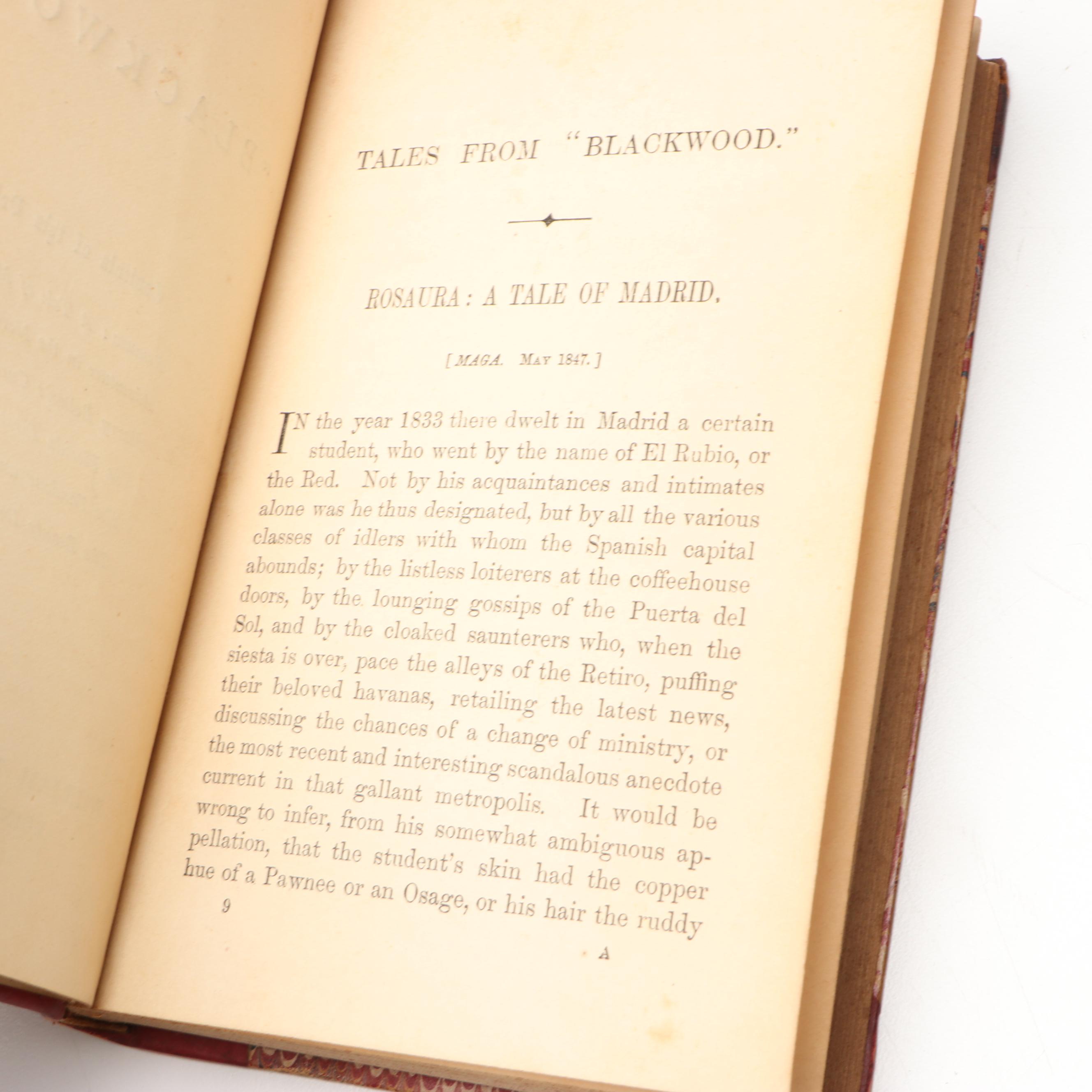 Leather Bound "Tales from Blackwood" Partial Set by Chalmers H. Roberts