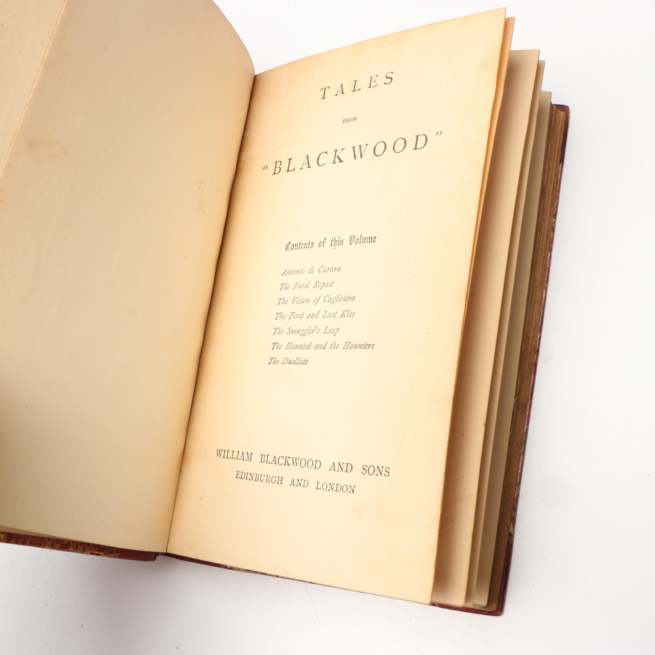 Leather Bound "Tales from Blackwood" Partial Set by Chalmers H. Roberts