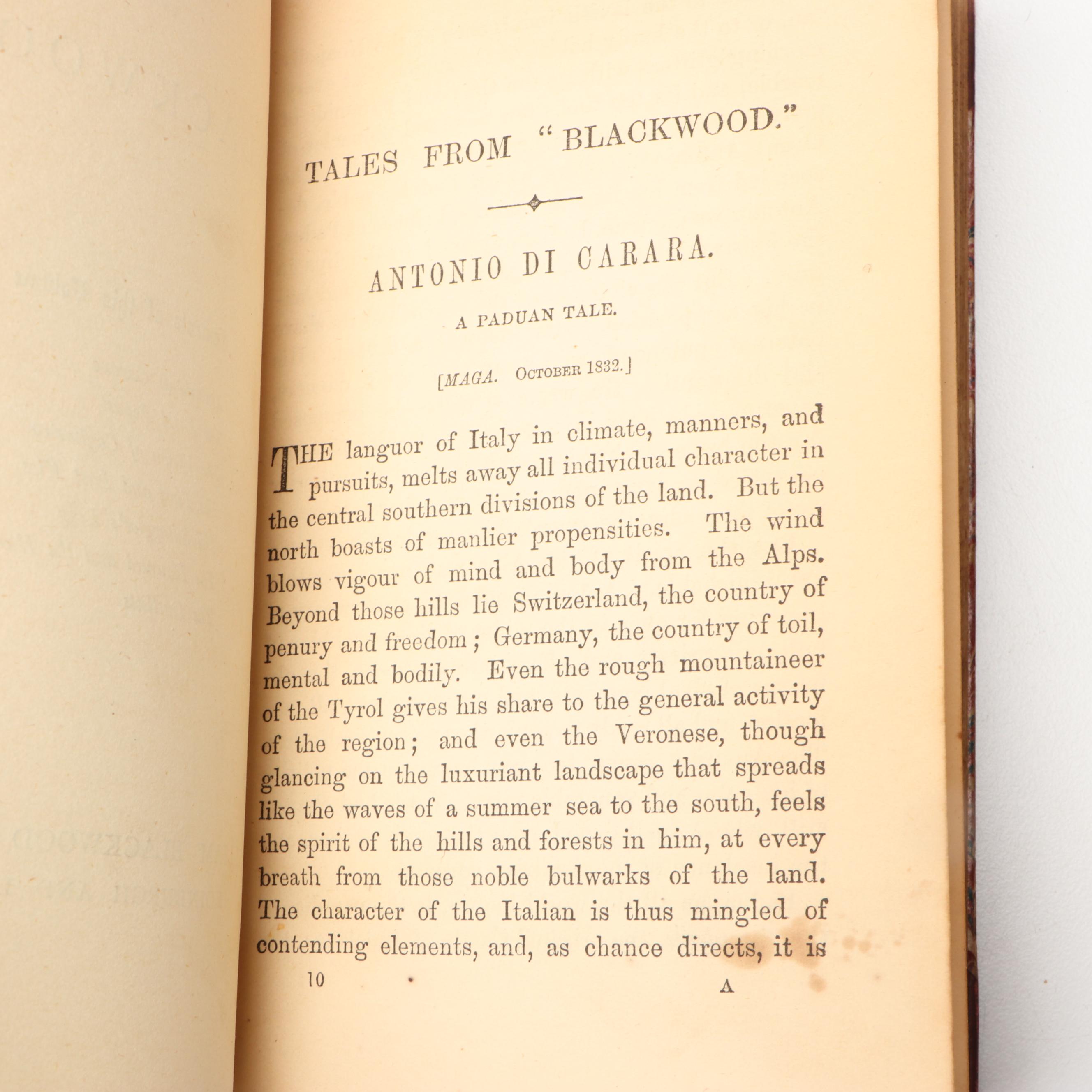 Leather Bound "Tales from Blackwood" Partial Set by Chalmers H. Roberts