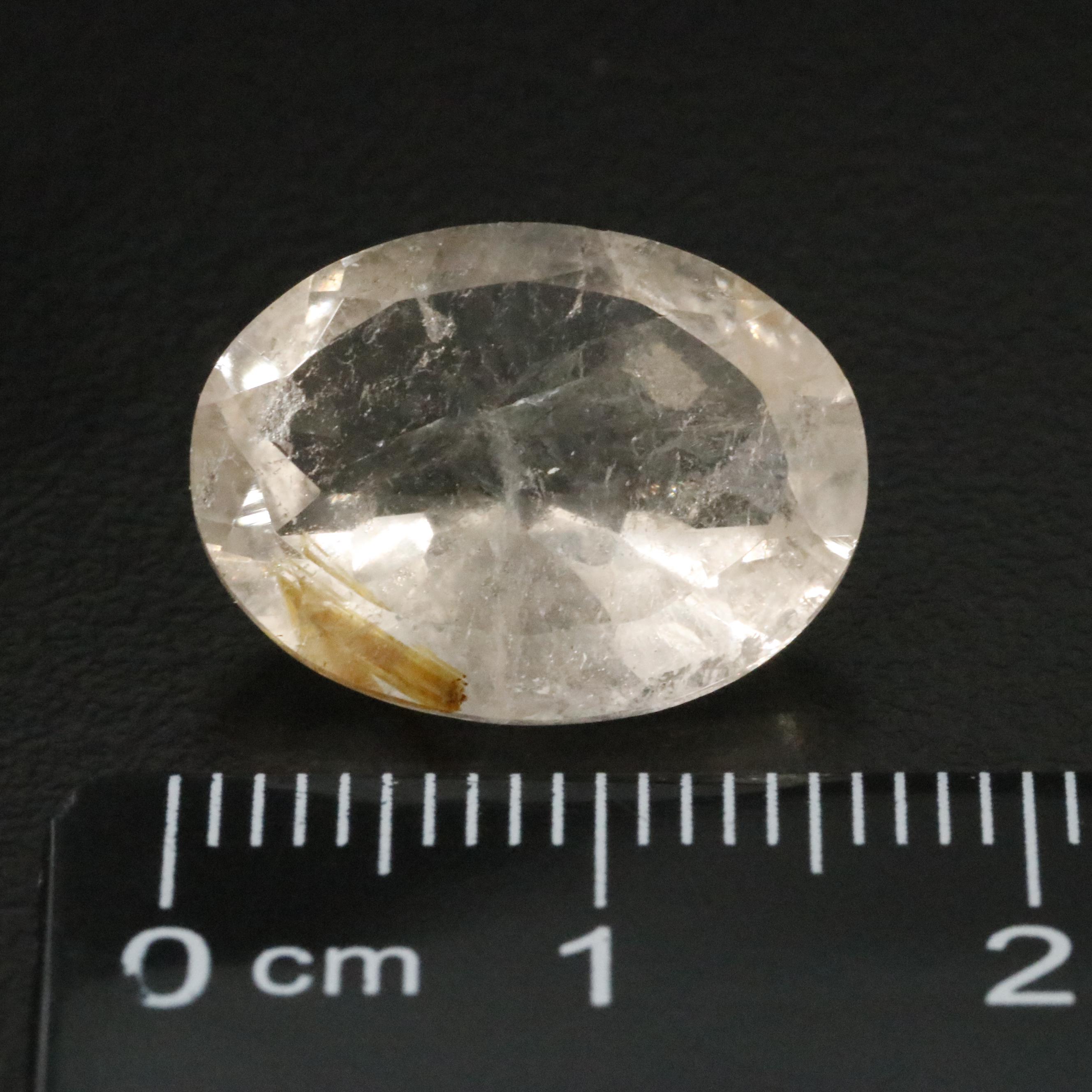 Loose 7.60 CT Rutilated Quartz