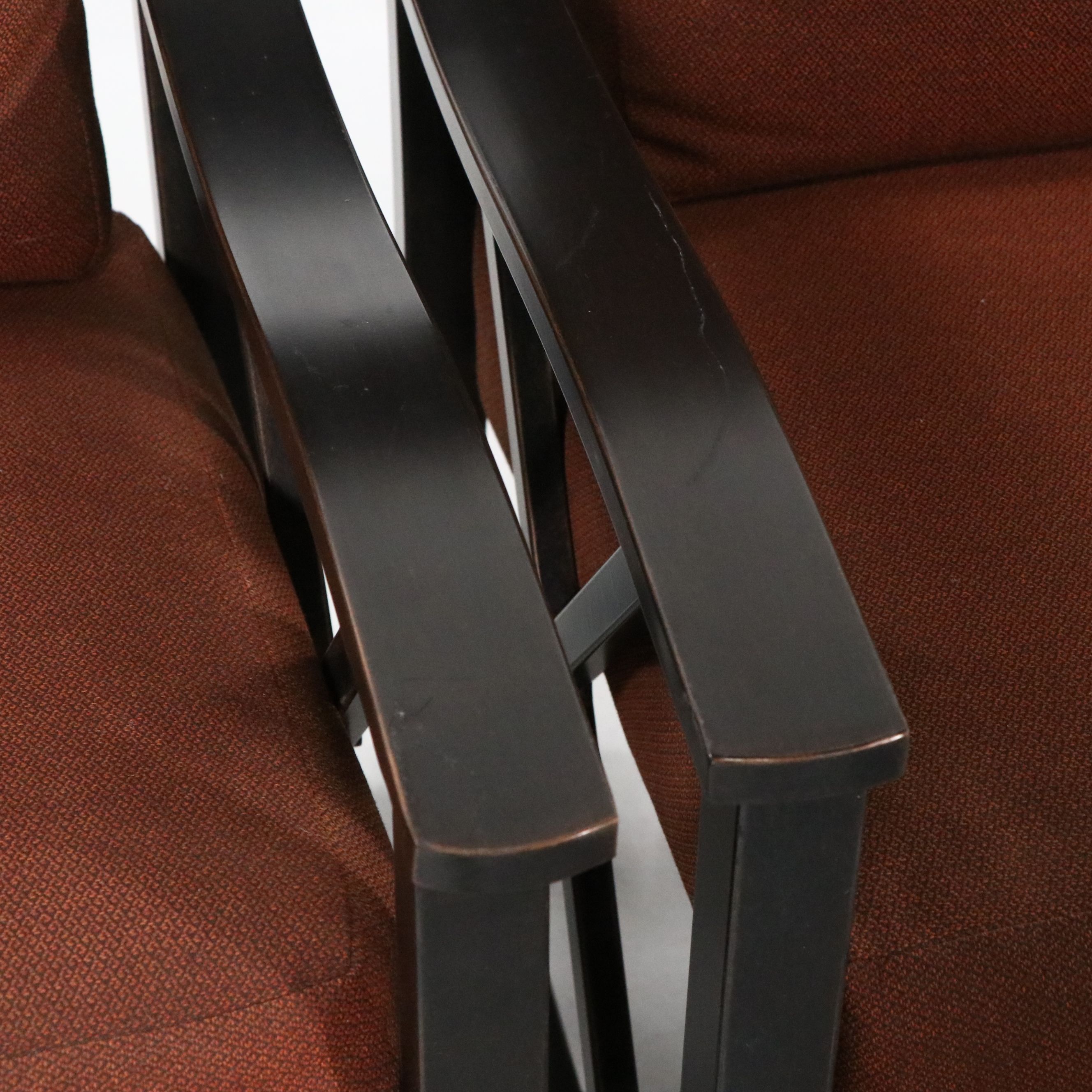 Contemporary Five-Piece Patio Lounge Set with Fire Pit Table