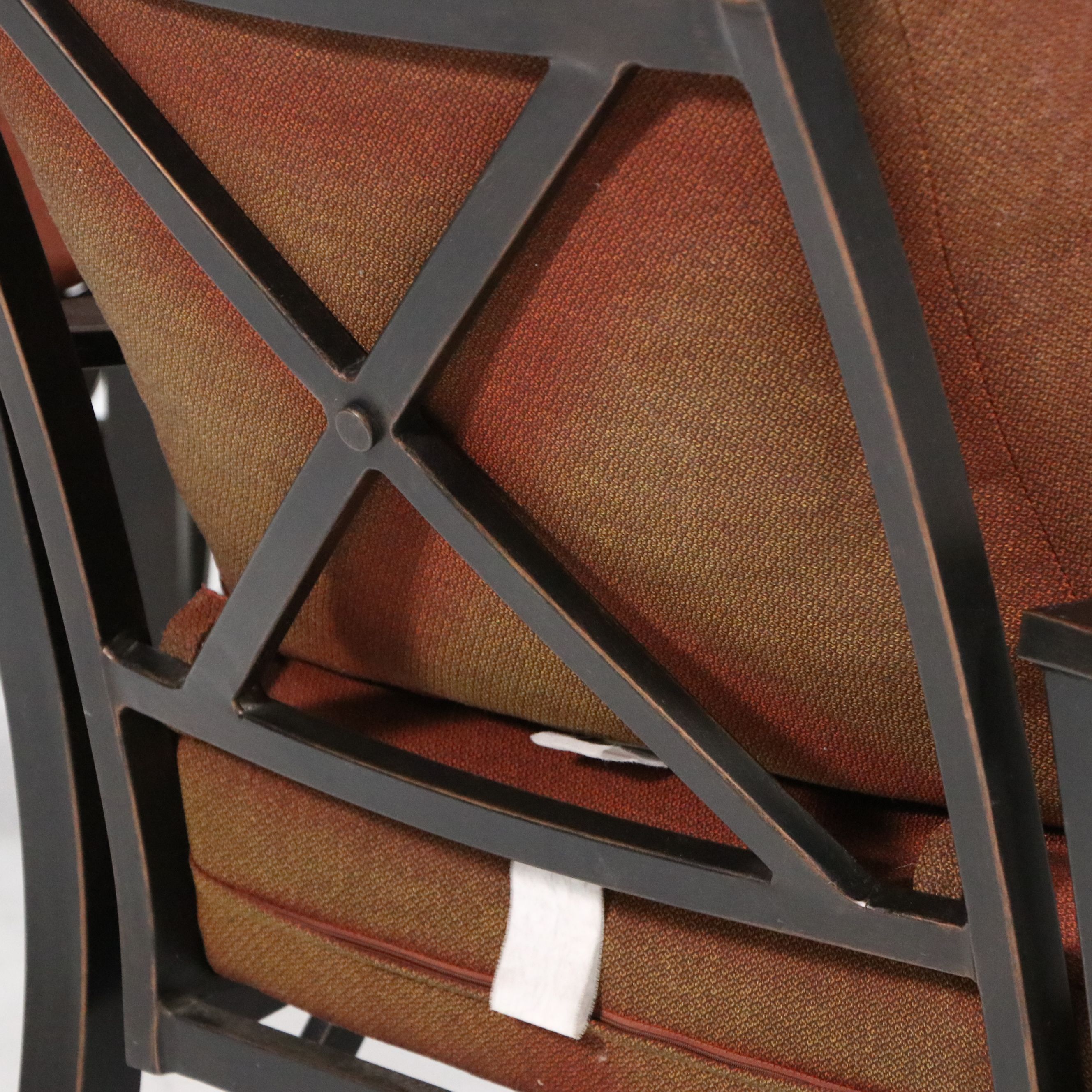 Contemporary Five-Piece Patio Lounge Set with Fire Pit Table