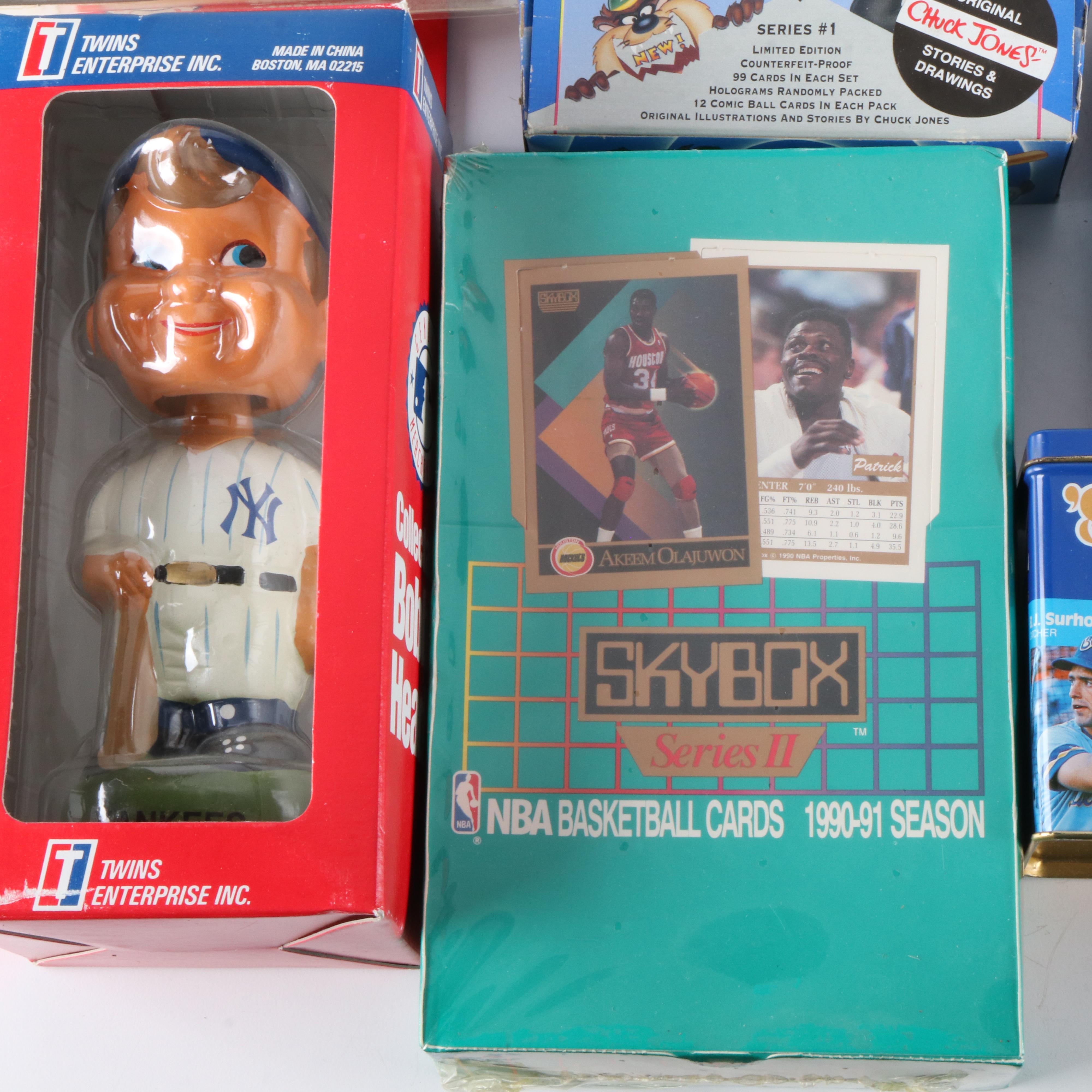 Group of Baseball, Football, Basketball Memorabilia and More