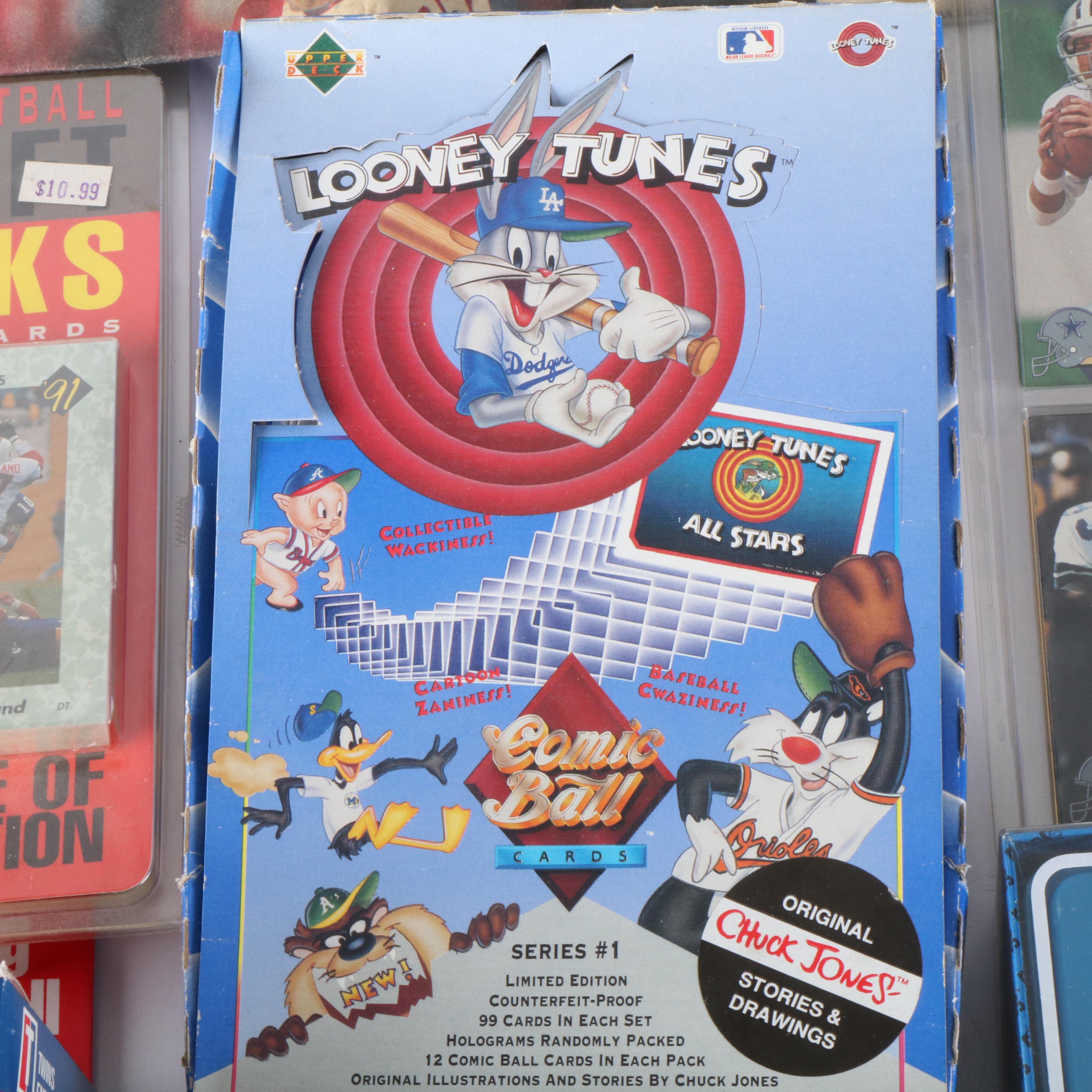 Group of Baseball, Football, Basketball Memorabilia and More