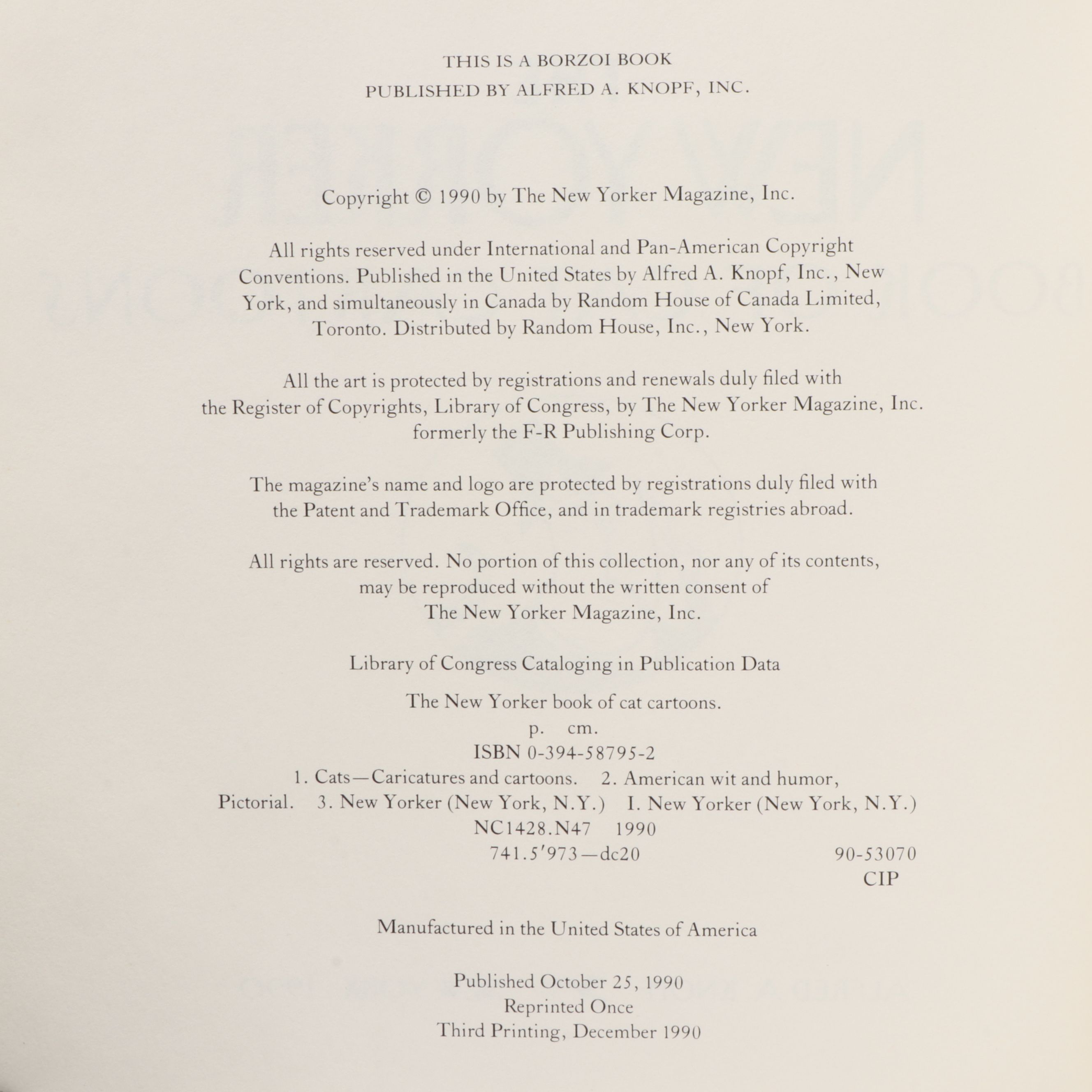 First Edition "The Inner Life of Cats" by Thomas McNamee and More Cat Books