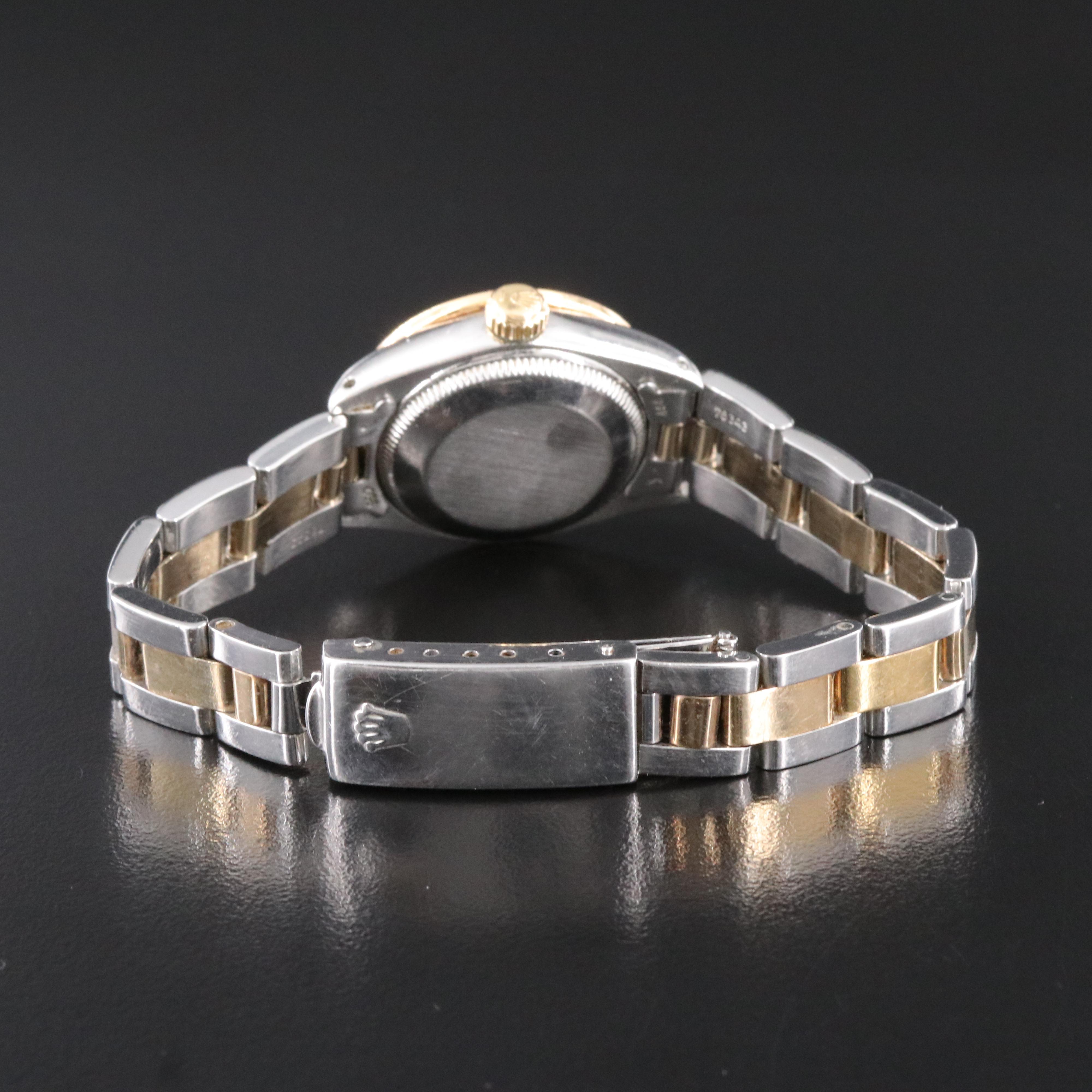 1977 Rolex Custom Diamond Dial & Bezel Datejust 6917 Watch