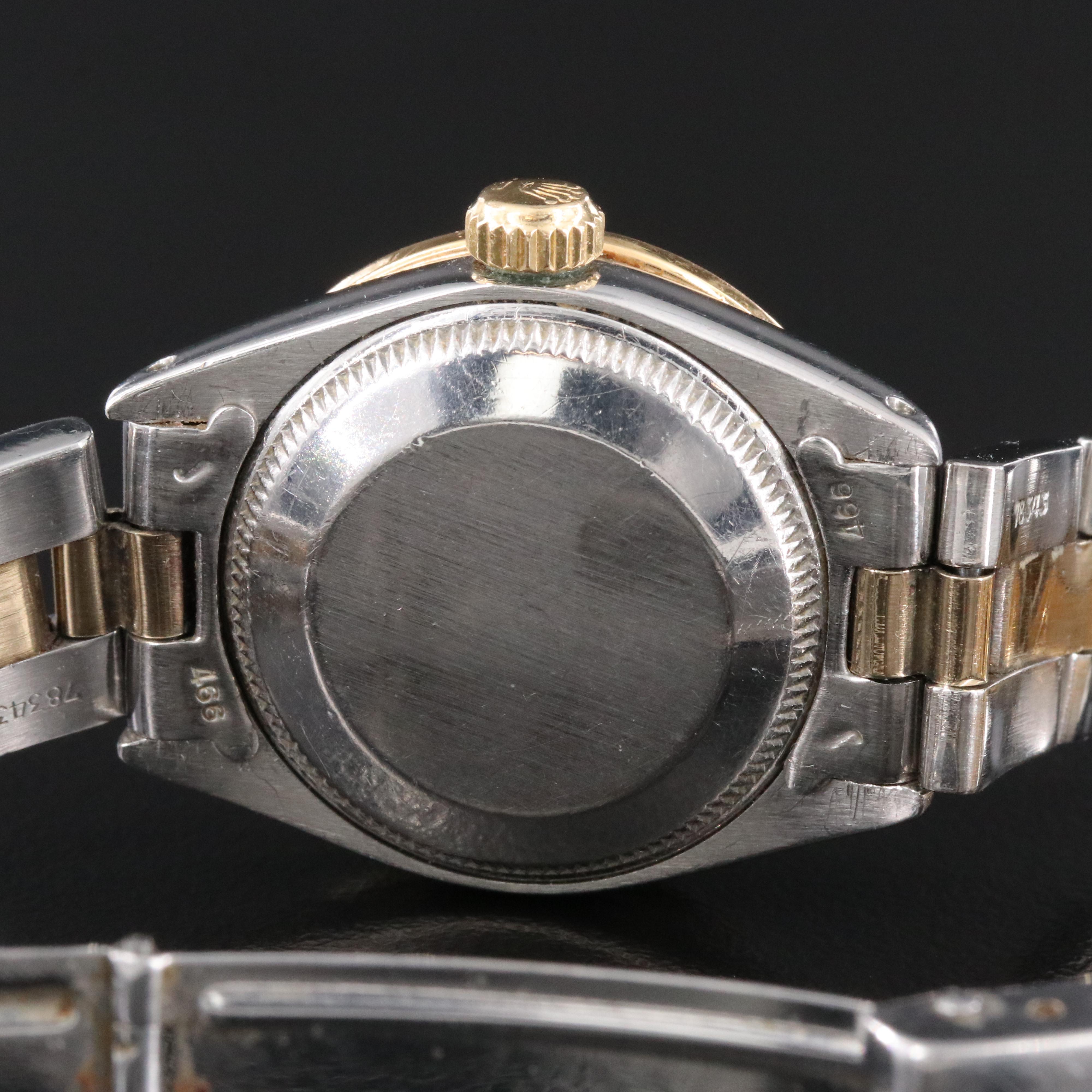 1977 Rolex Custom Diamond Dial & Bezel Datejust 6917 Watch