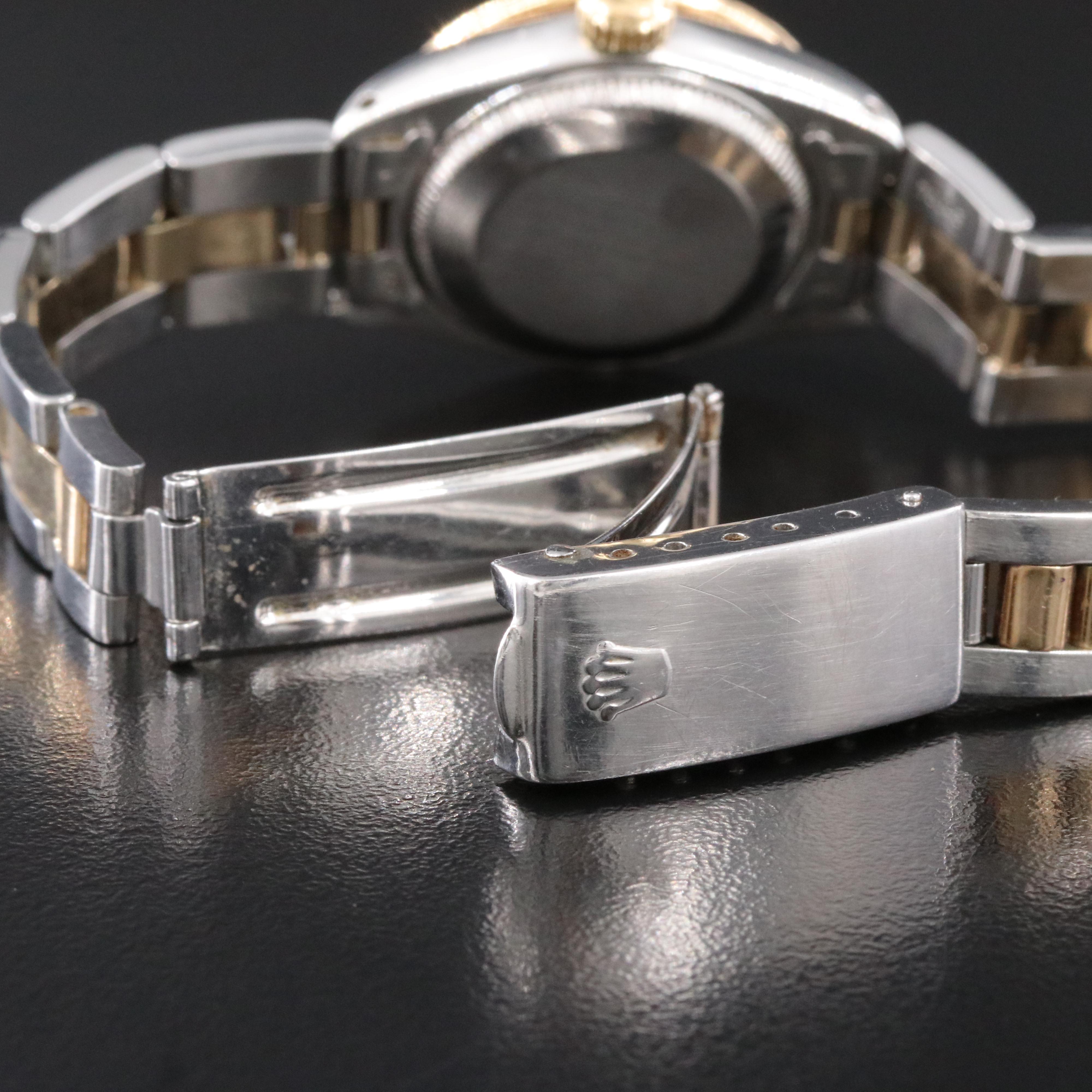 1977 Rolex Custom Diamond Dial & Bezel Datejust 6917 Watch