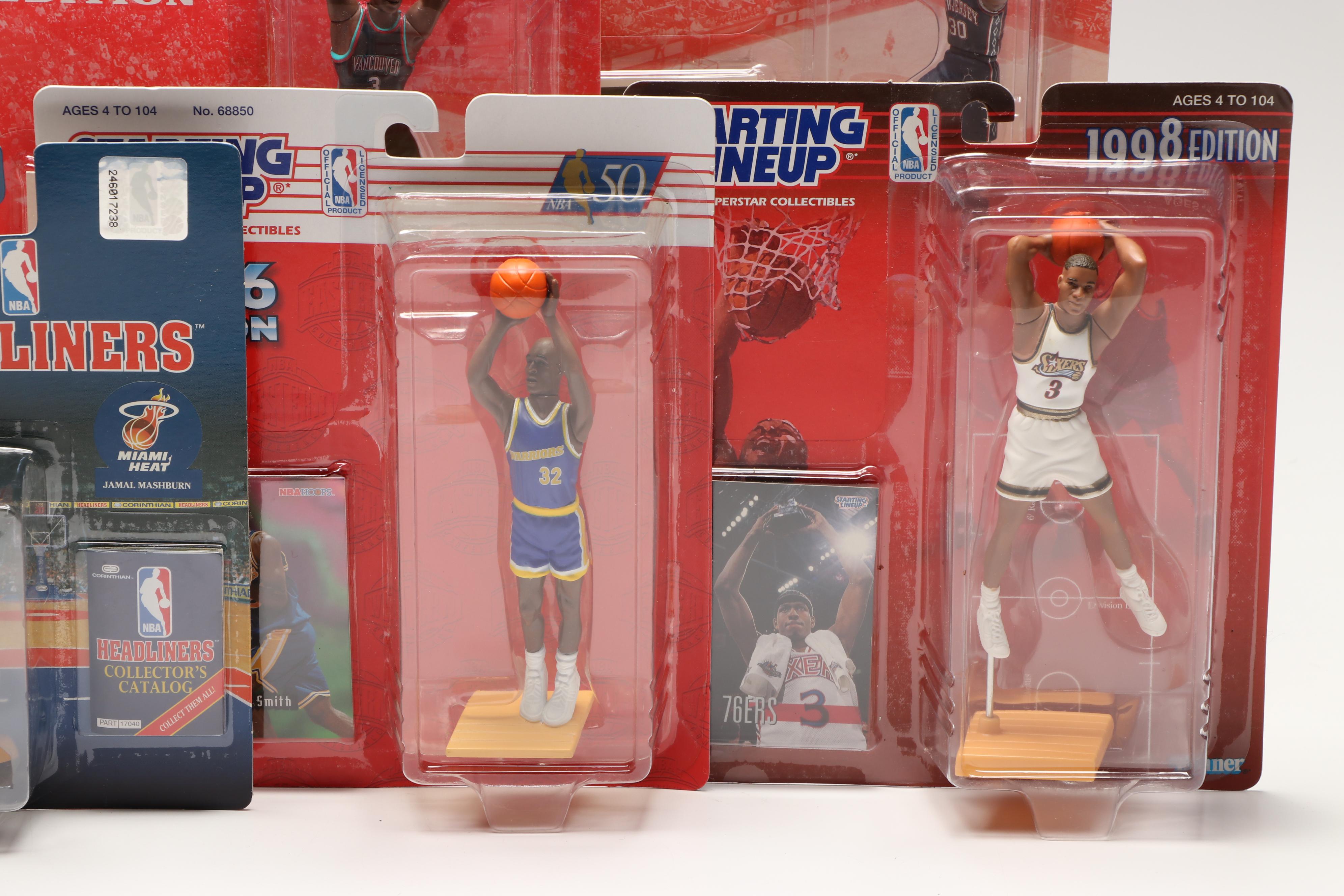 Kenner Starting Lineup with Corinthian Headliners NBA Figures