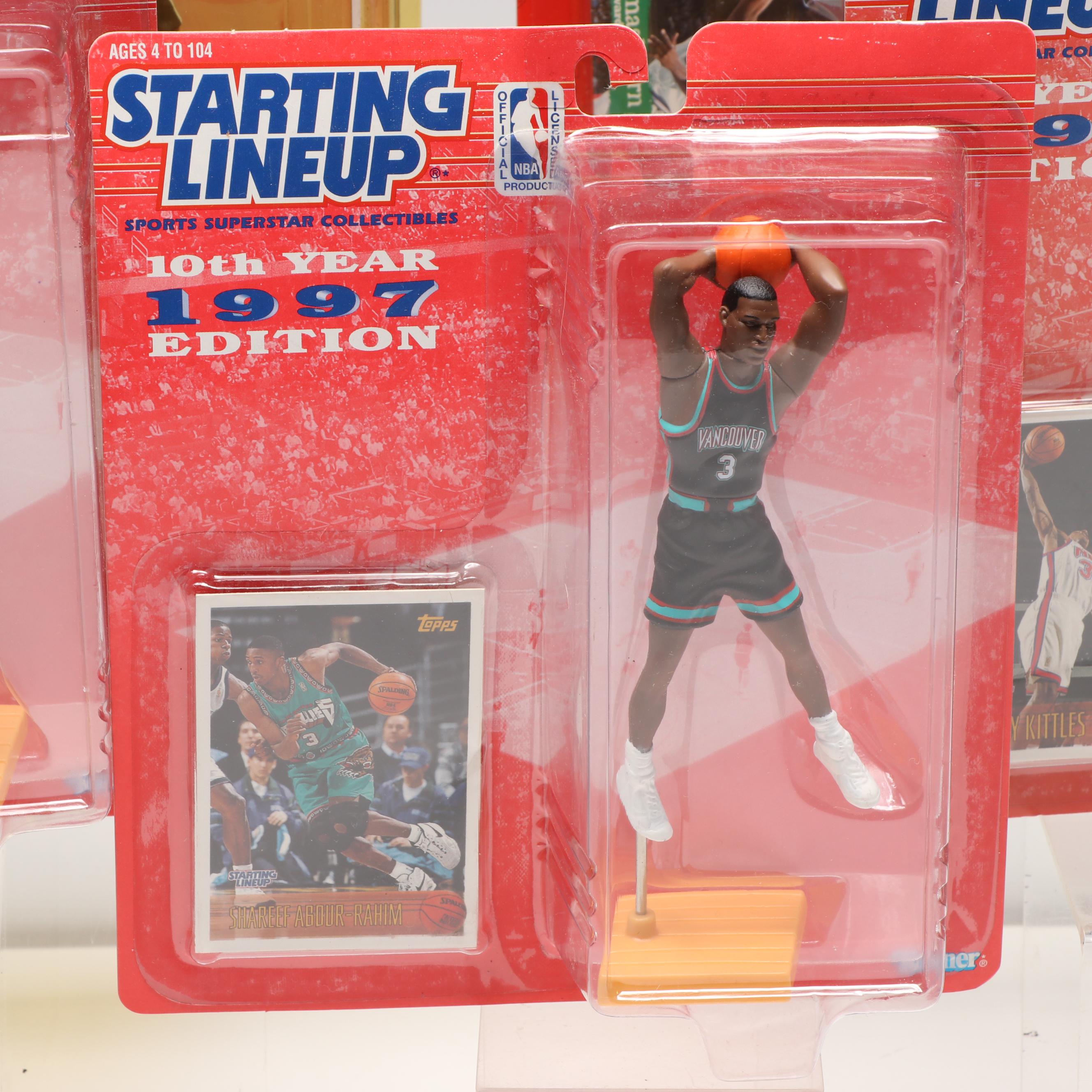 Kenner Starting Lineup with Corinthian Headliners NBA Figures