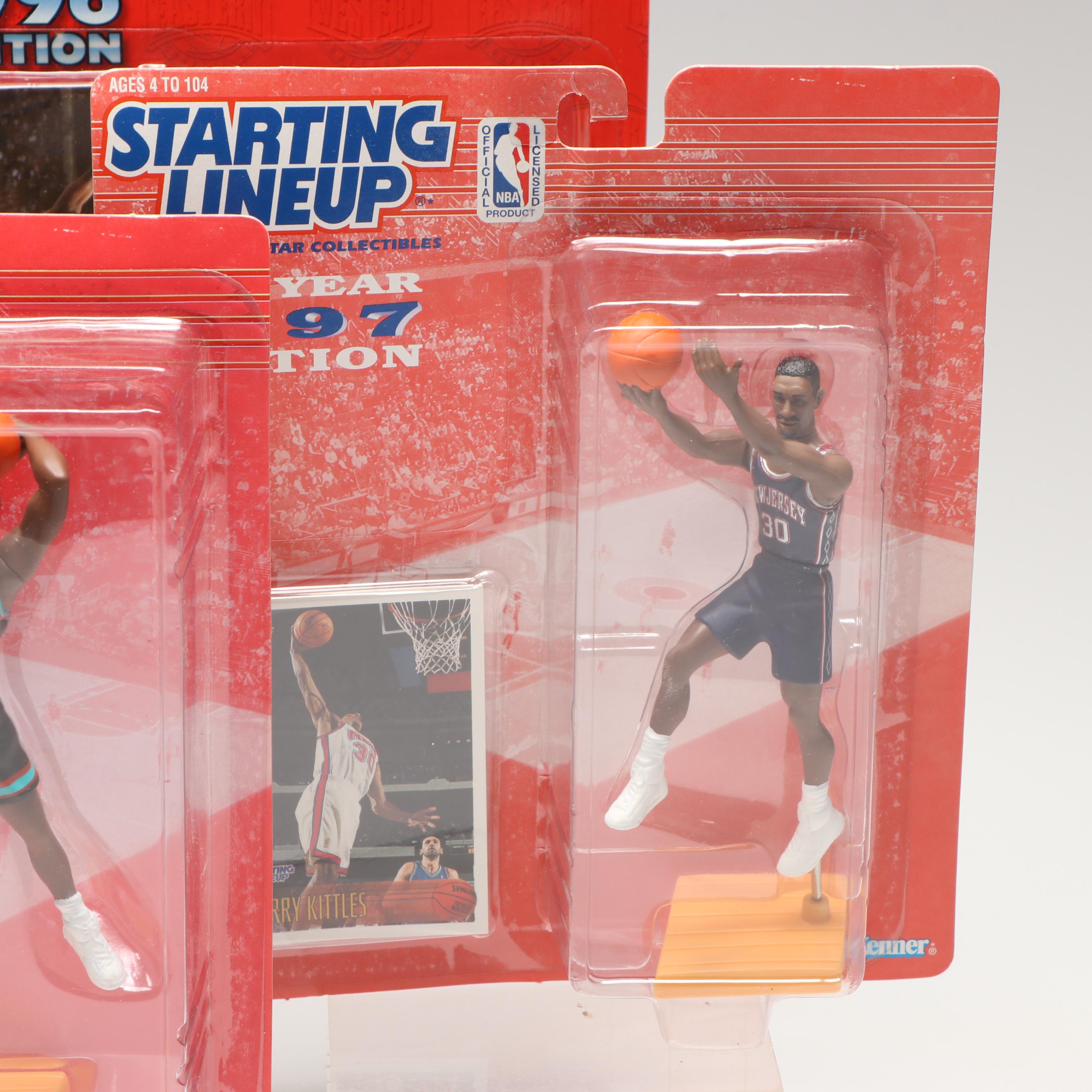 Kenner Starting Lineup with Corinthian Headliners NBA Figures