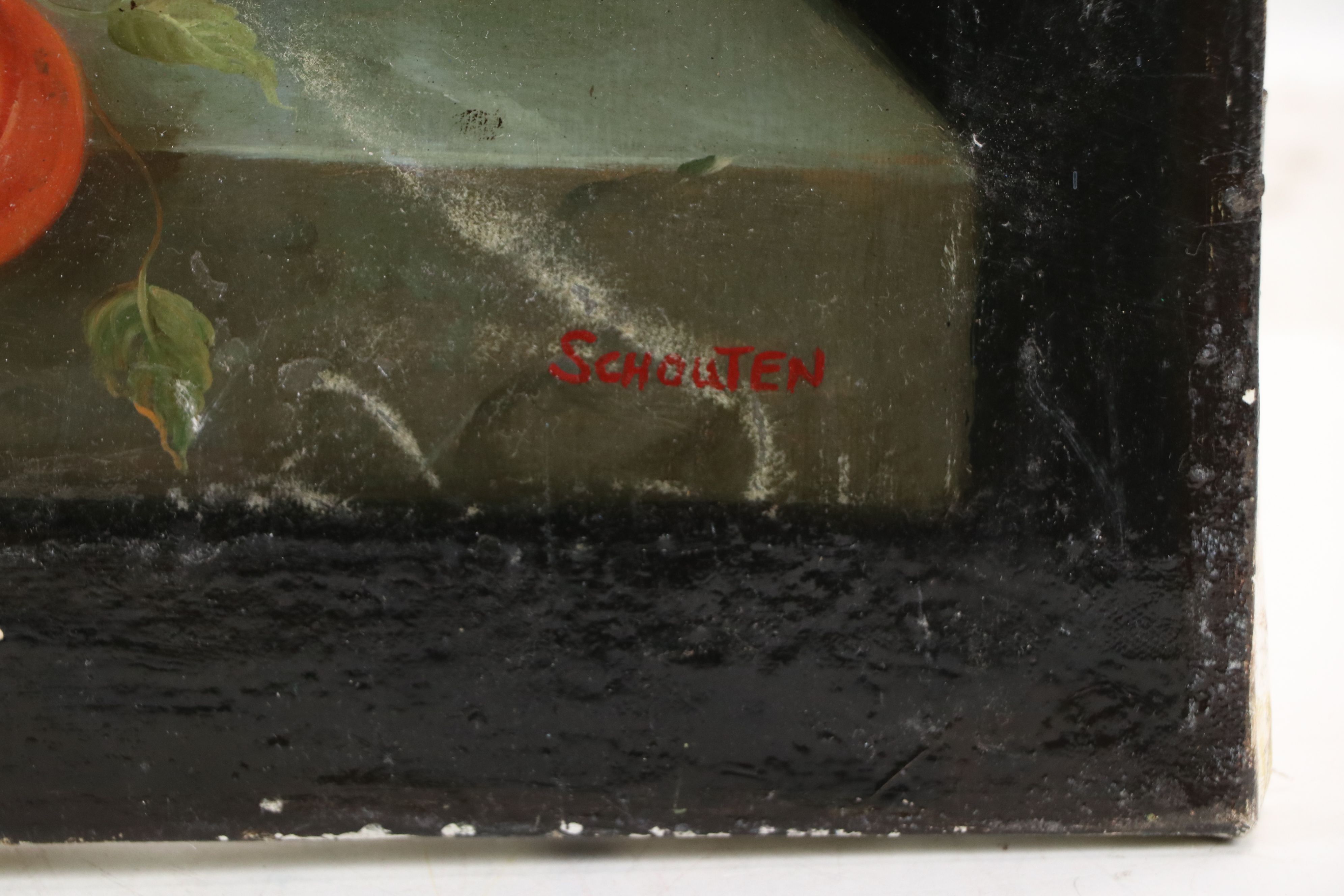 Schouten Still Life Oil Painting "Fruit Galore," 1989