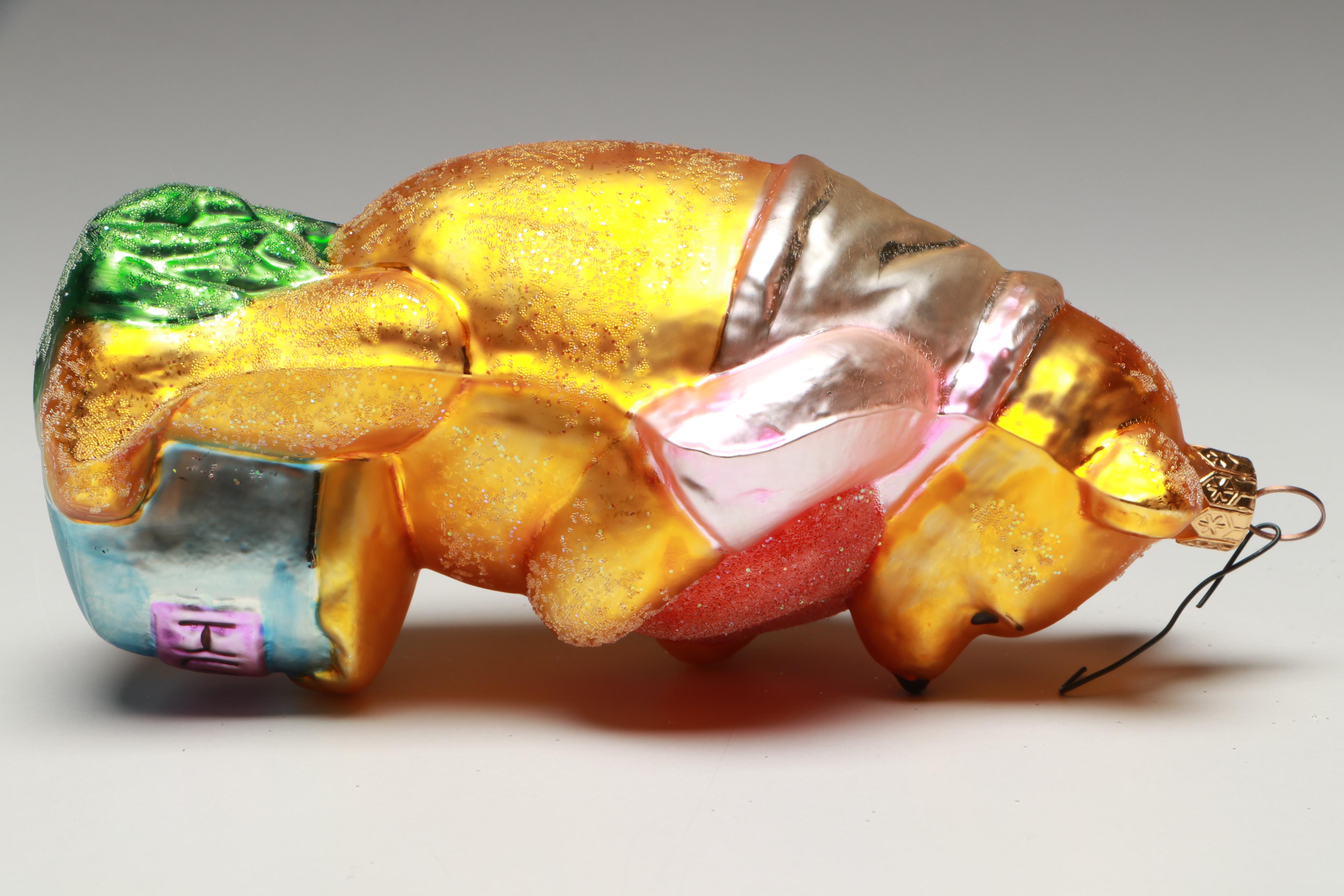 Christopher Radko Winnie the Pooh Glass Ornaments