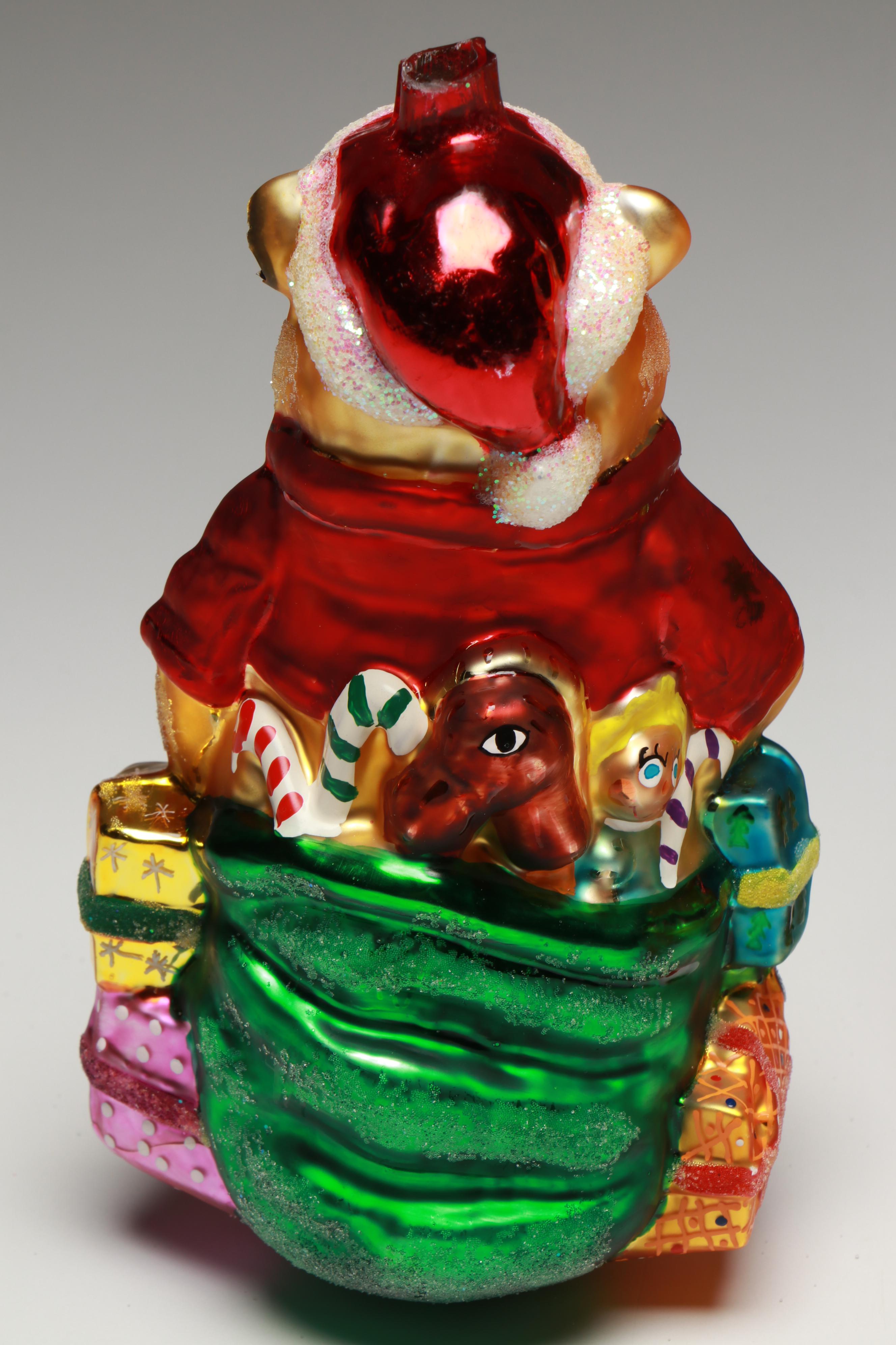 Christopher Radko Winnie the Pooh Glass Ornaments