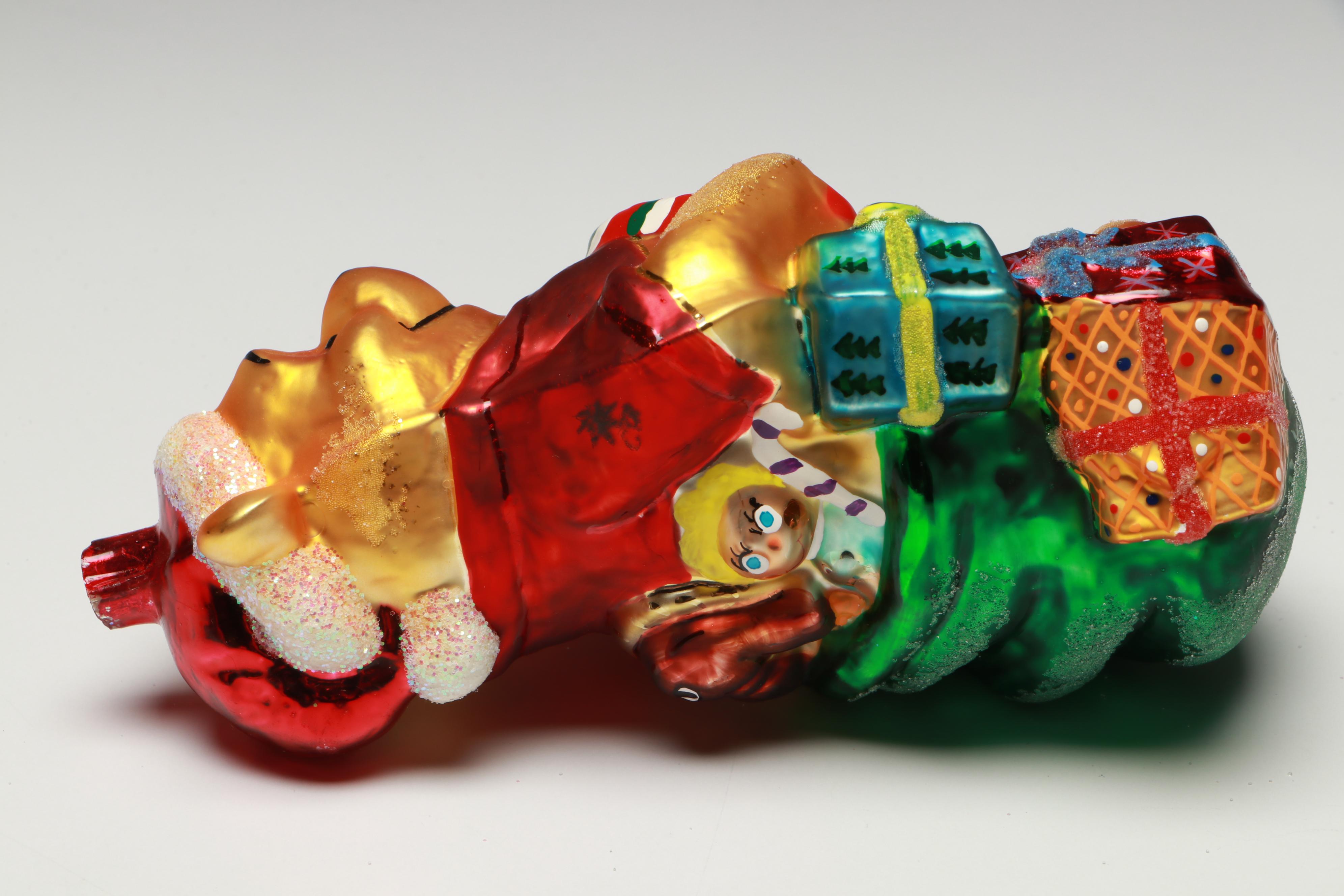Christopher Radko Winnie the Pooh Glass Ornaments