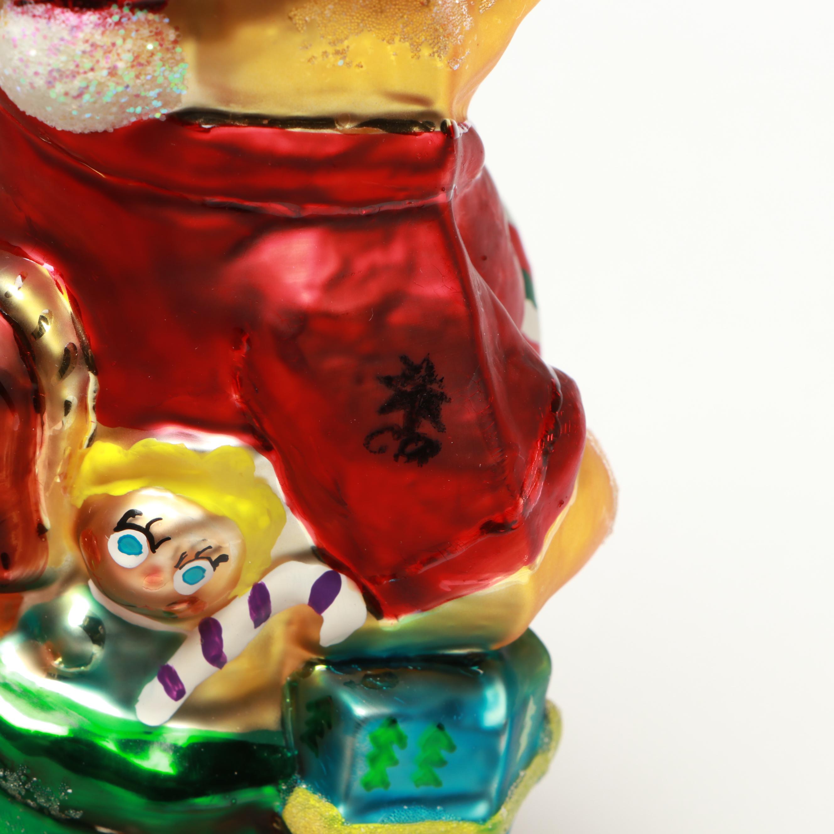 Christopher Radko Winnie the Pooh Glass Ornaments