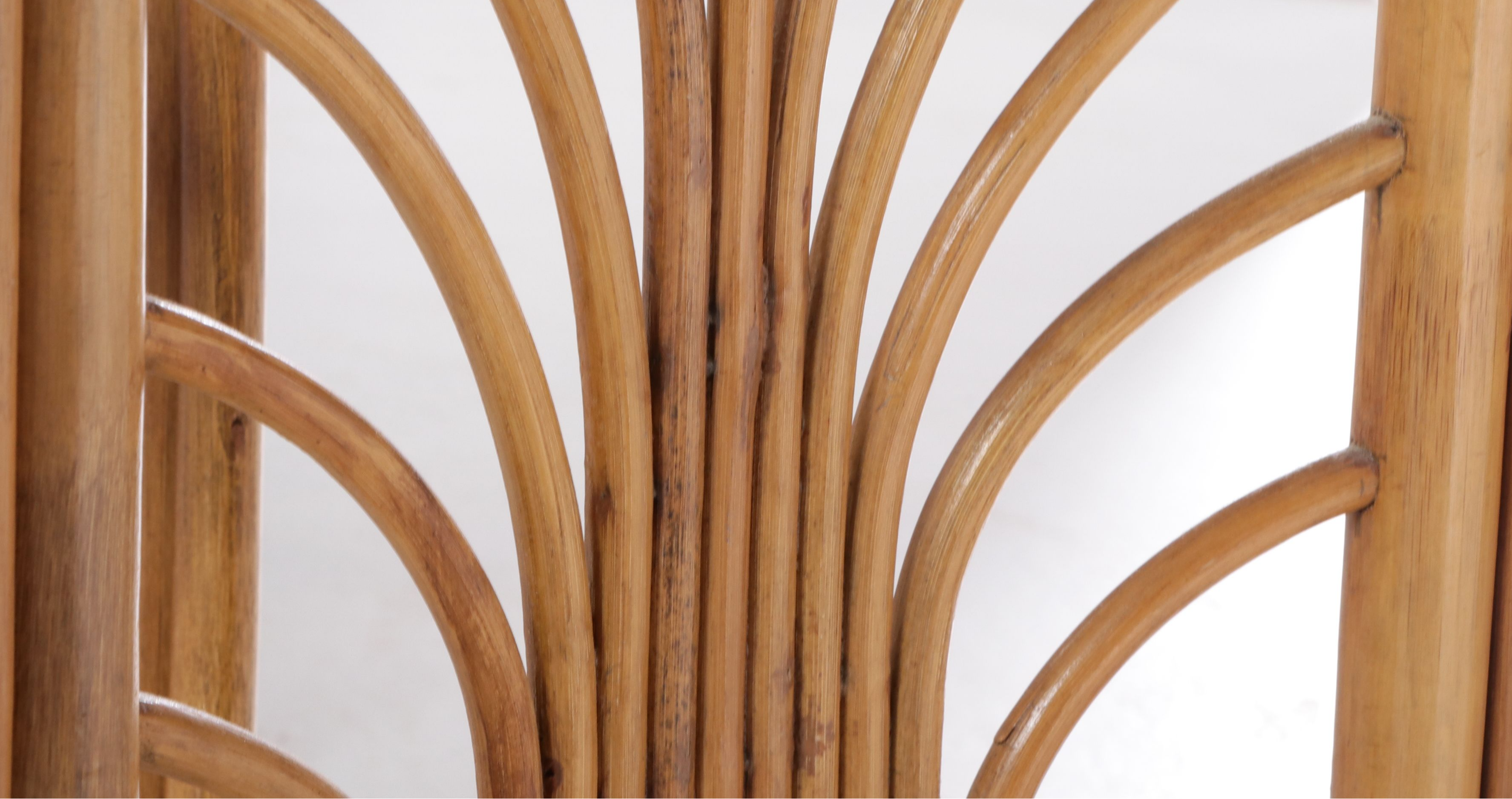 Five Piece Palm Beach Regency Style Bentwood and Rattan Dining Set