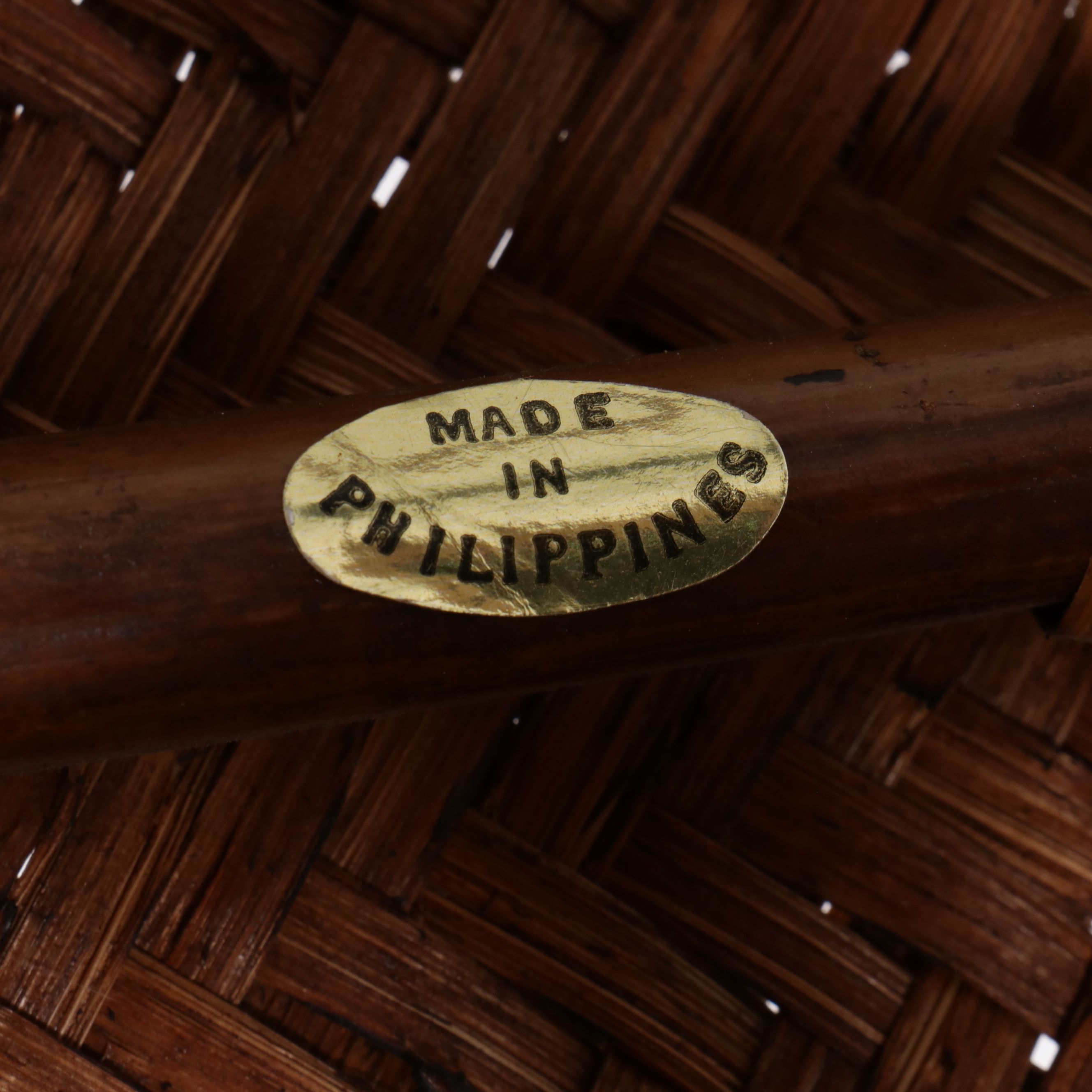 Five Piece Palm Beach Regency Style Bentwood and Rattan Dining Set