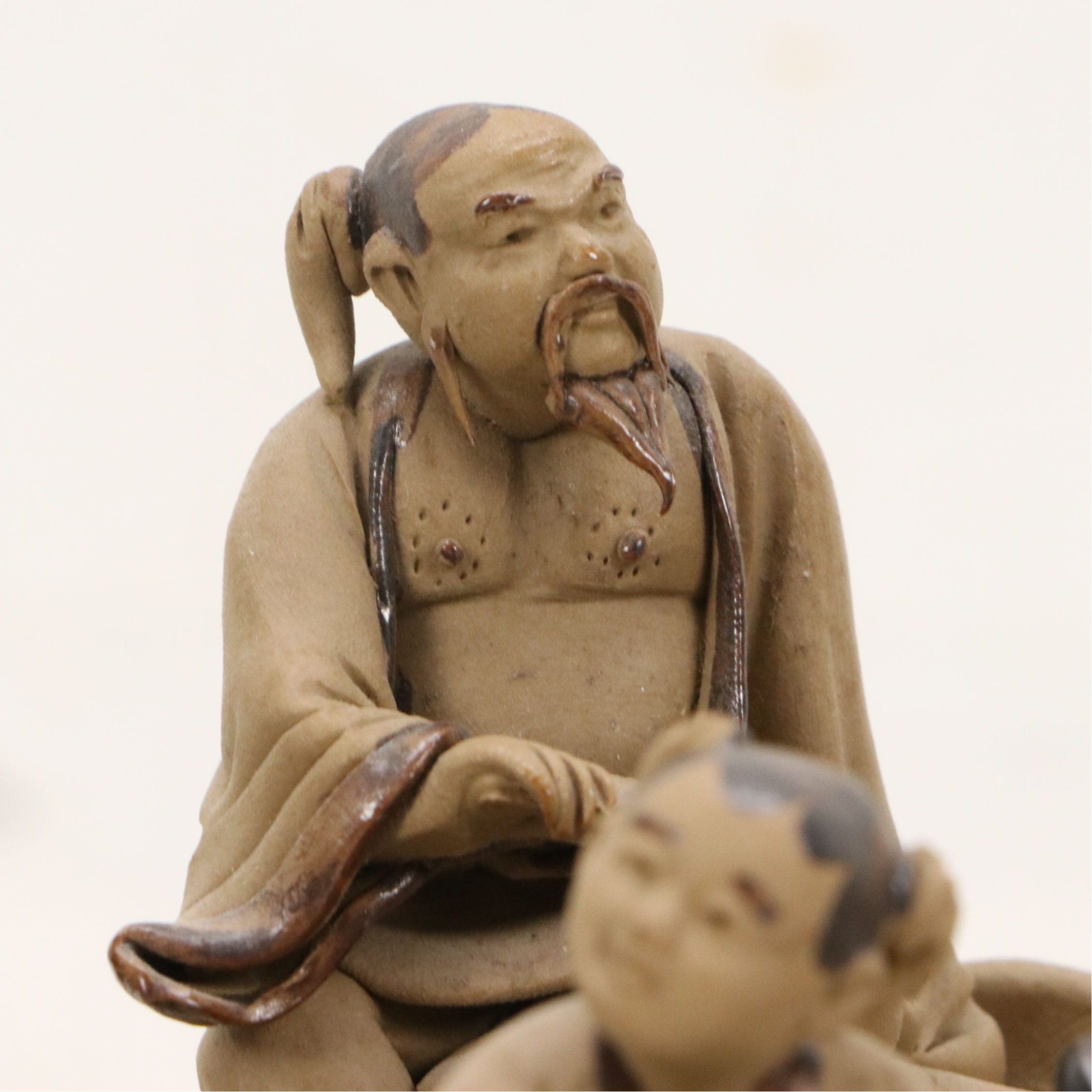 Chinese Shiwan Ware Eight Immortals Riding Animal Figurines