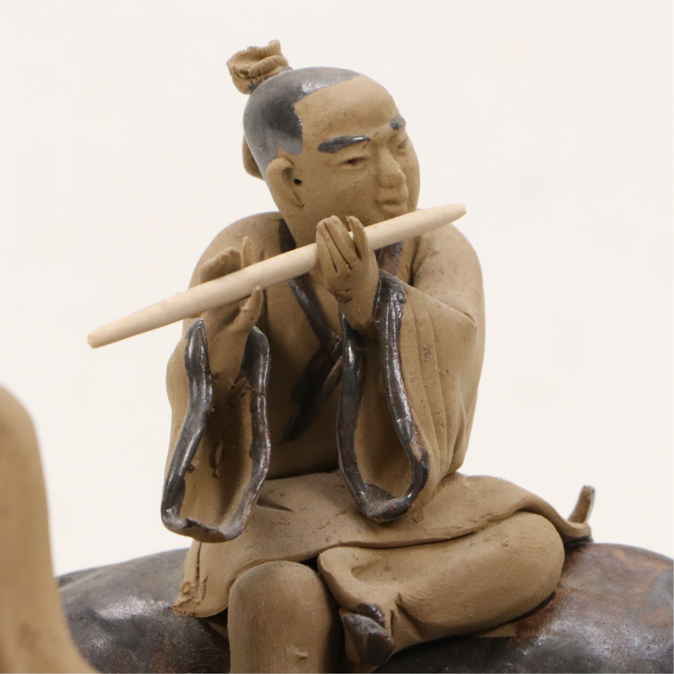 Chinese Shiwan Ware Eight Immortals Riding Animal Figurines