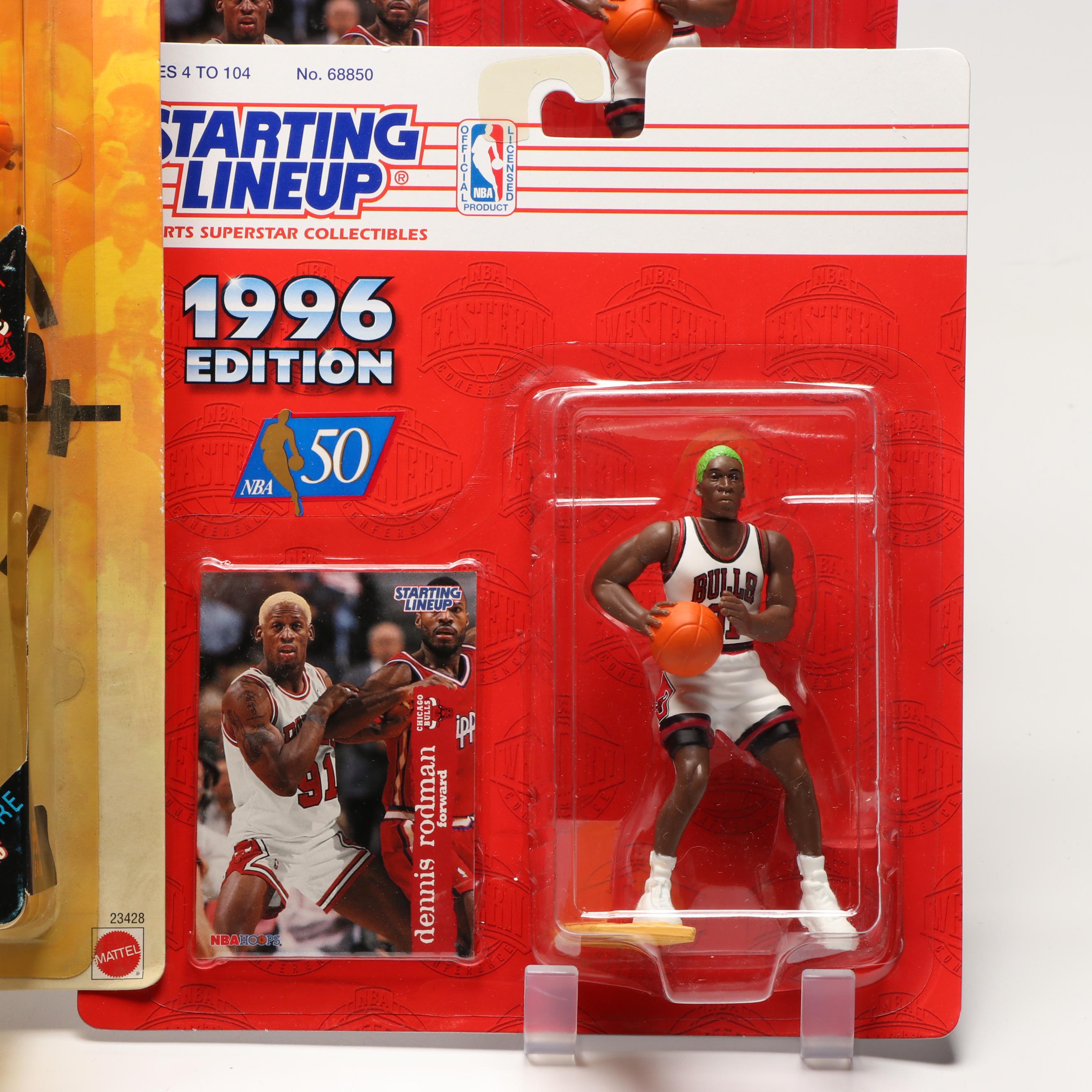 Kenner 1989 and 1996 Starting Lineup Figures with Other NBA Figures