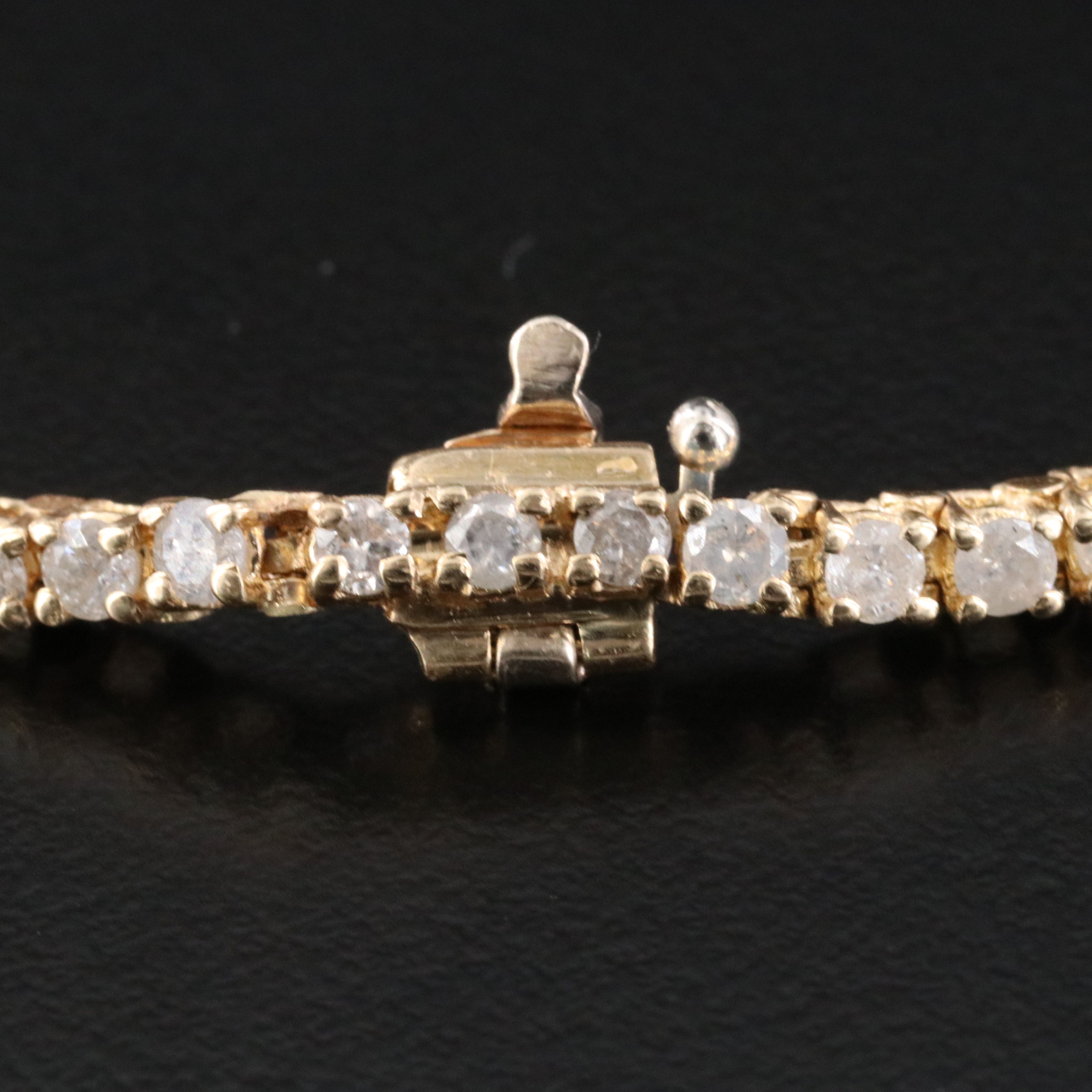 14K 2.85 CTW Diamond Line Bracelet