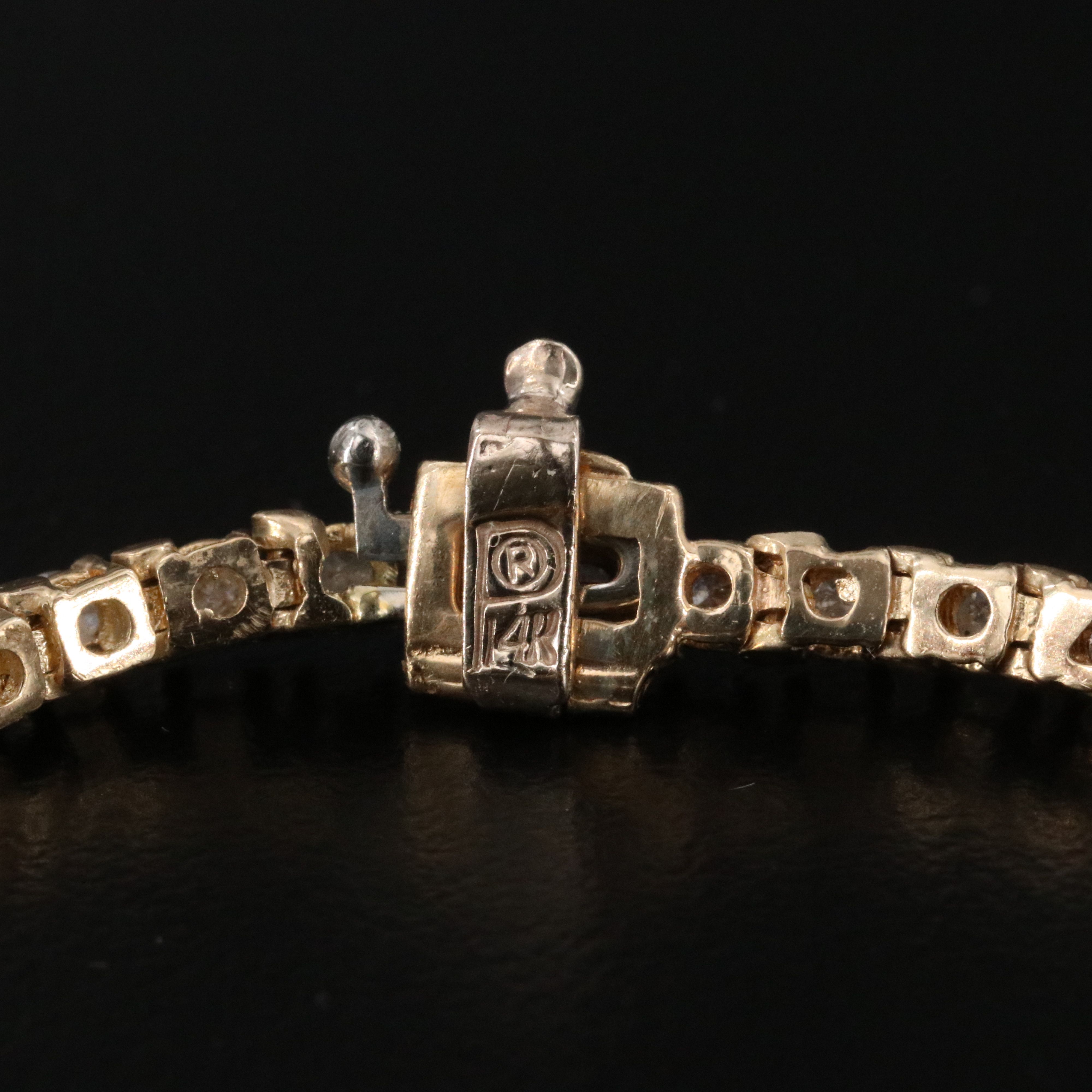 14K 2.85 CTW Diamond Line Bracelet