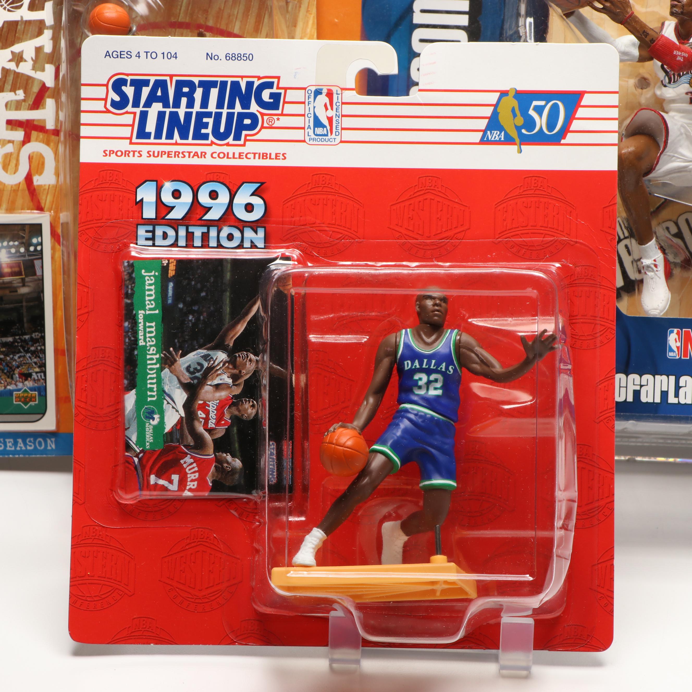 Mattel Vince Carter, Antoine Walker and Kobe Bryant with Other NBA Figures