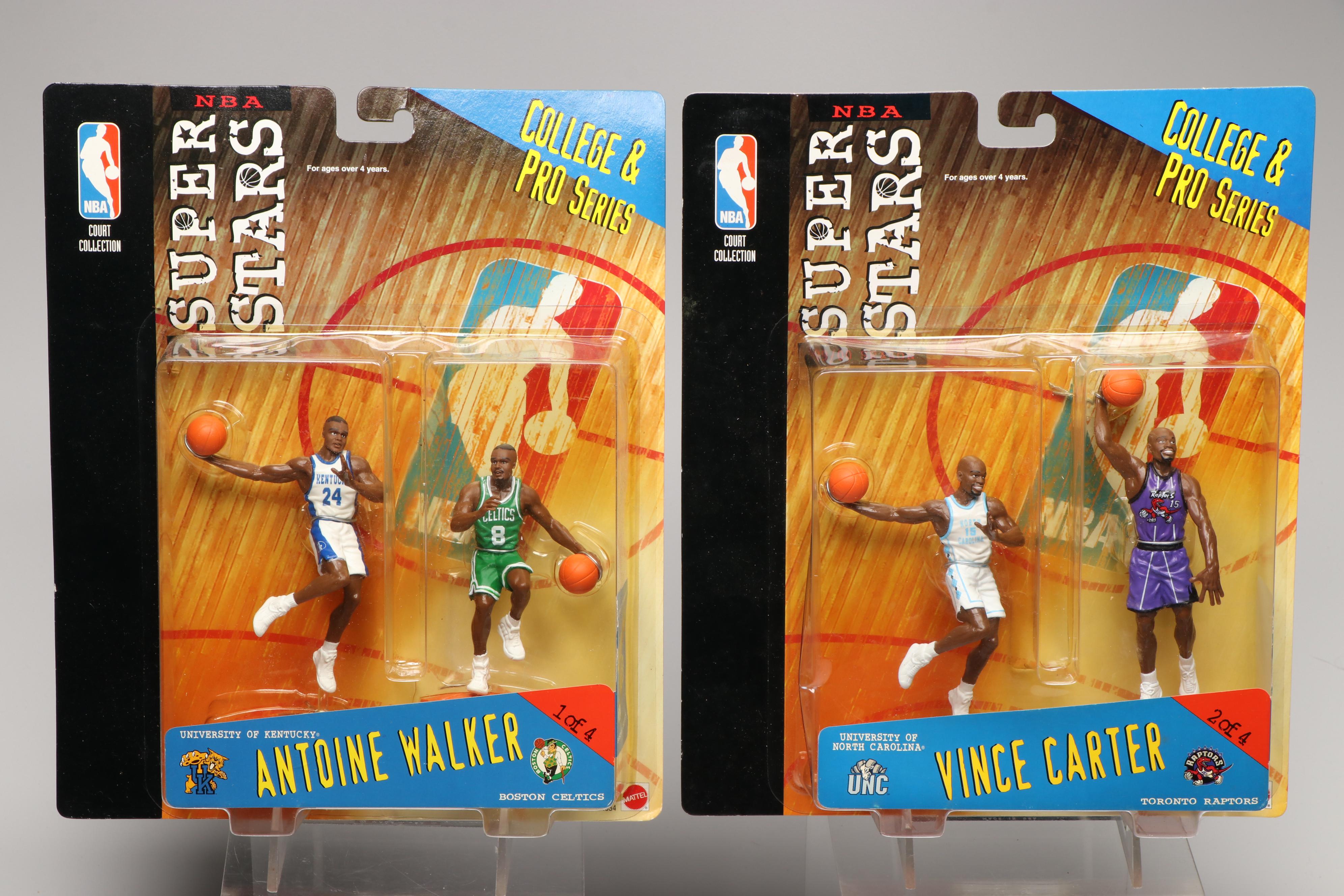 Mattel Vince Carter, Antoine Walker and Kobe Bryant with Other NBA Figures