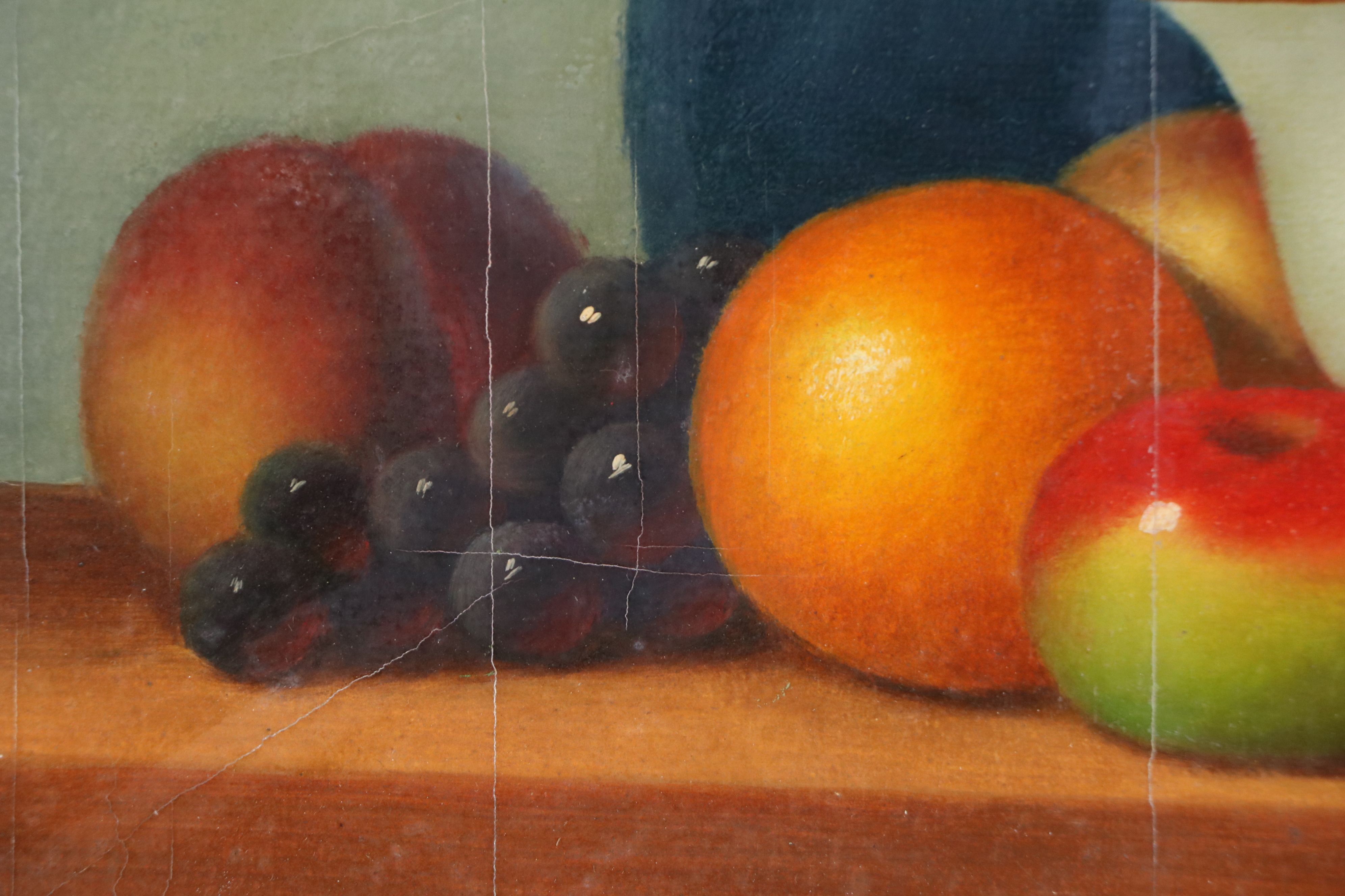 Oil Painting "Flemish Still Life," Late 19th-Early 20th Century