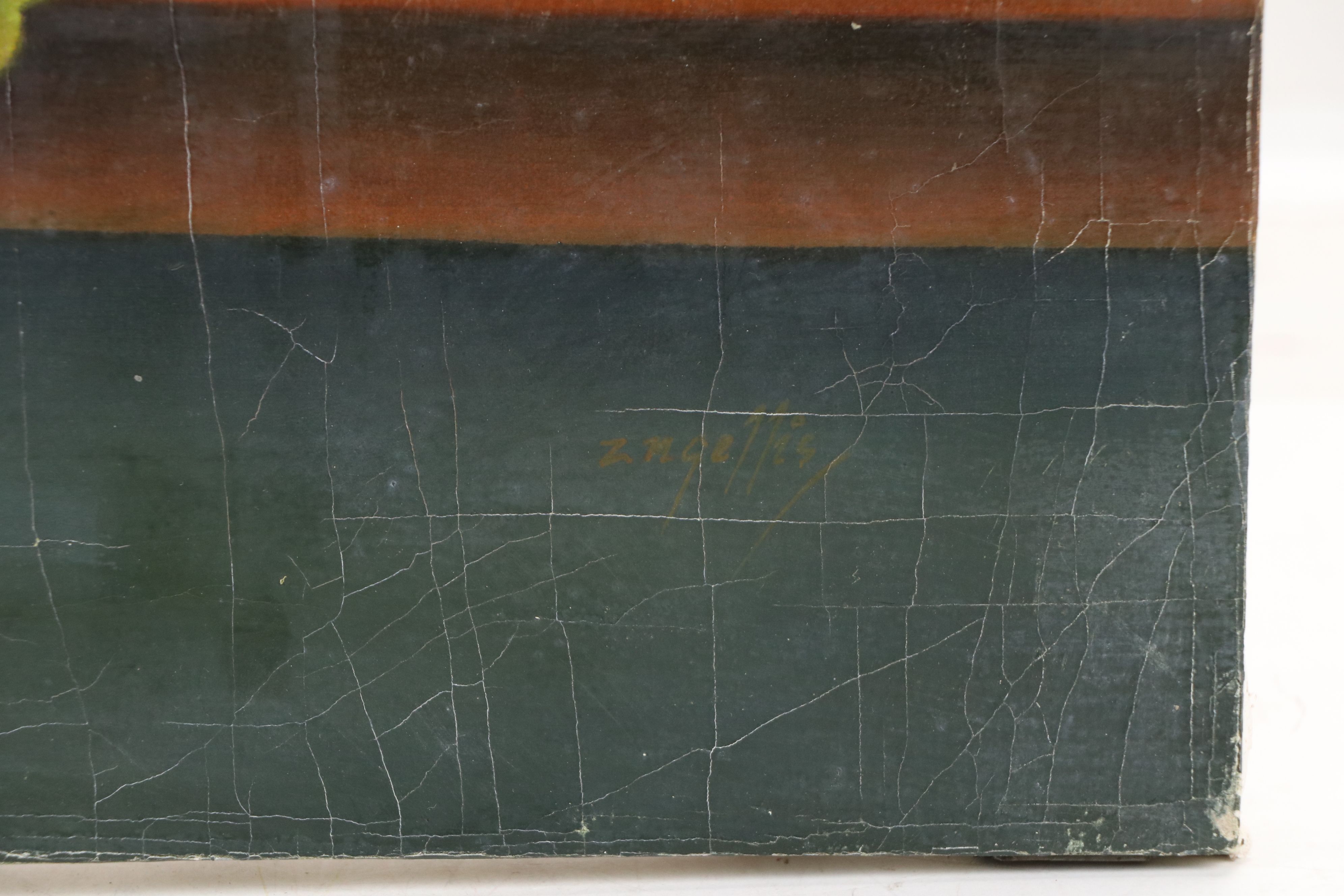 Oil Painting "Flemish Still Life," Late 19th-Early 20th Century