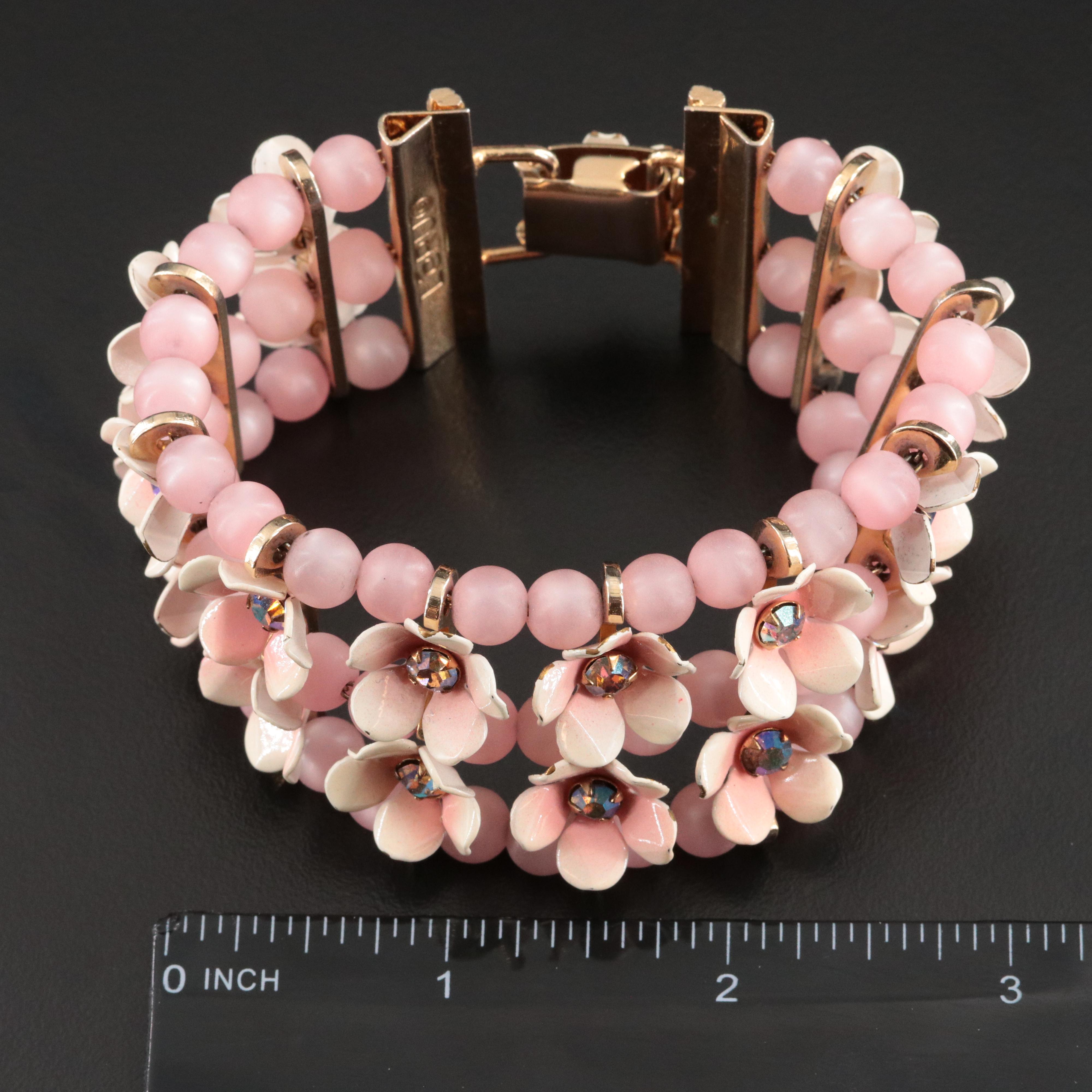 Vintage Lé Ru Rhinestone Demi-Parure