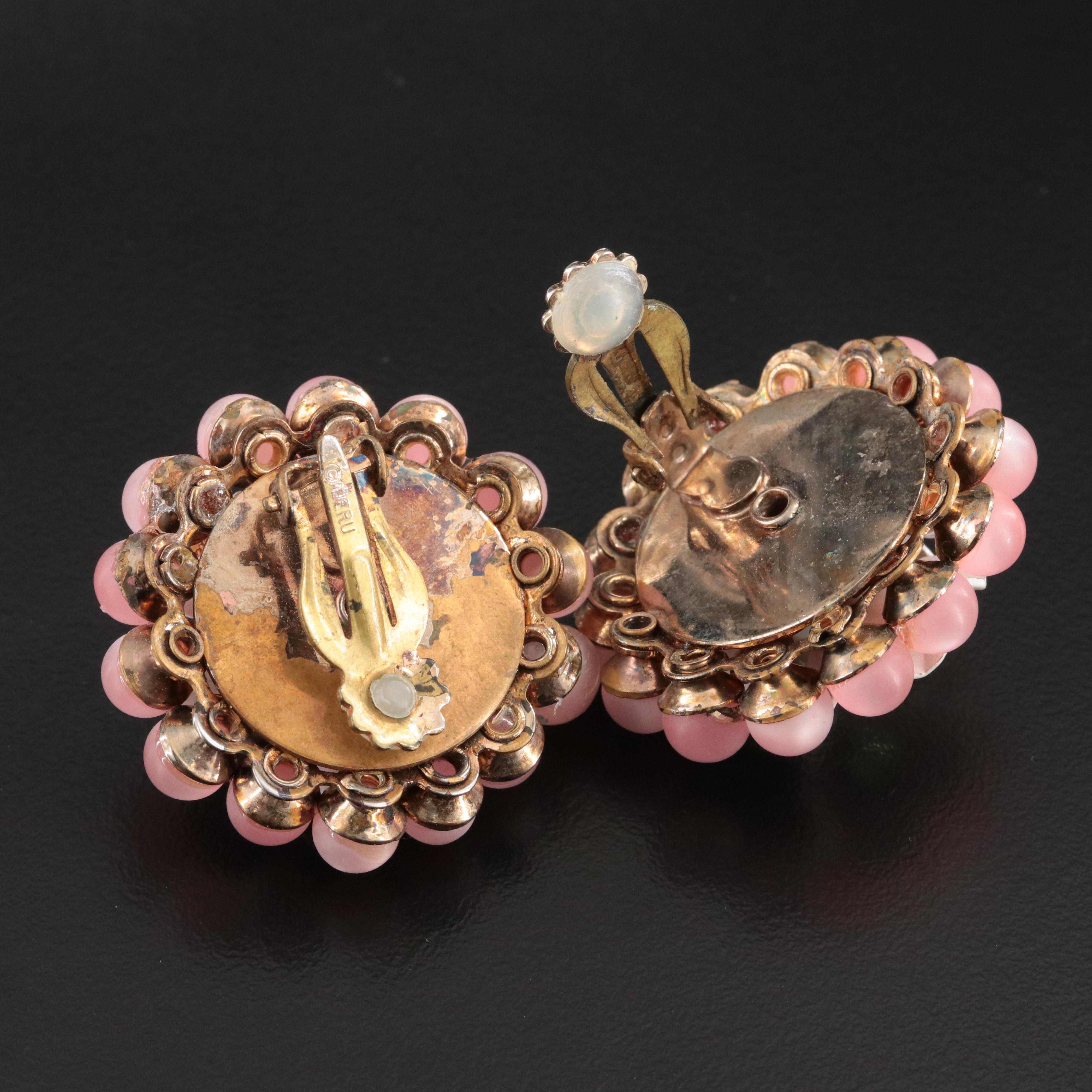 Vintage Lé Ru Rhinestone Demi-Parure