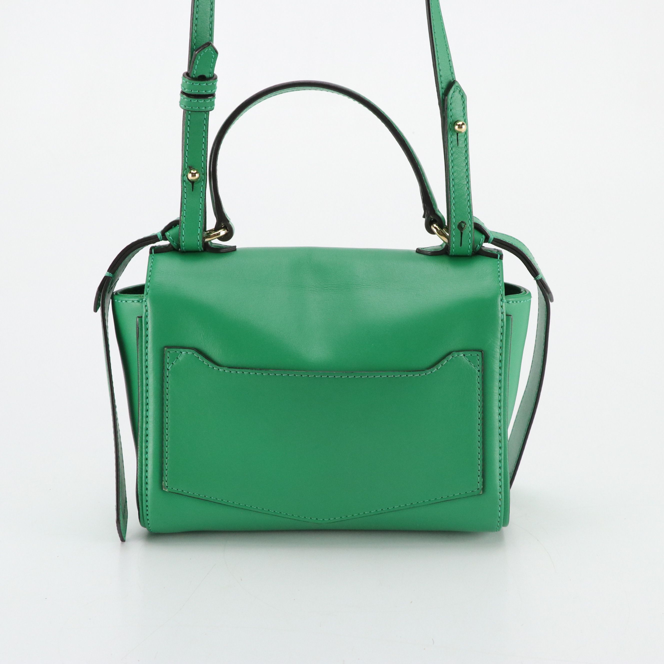 Givenchy Mini Eden Two-Way Satchel in "Grass Green" Lambskin Leather