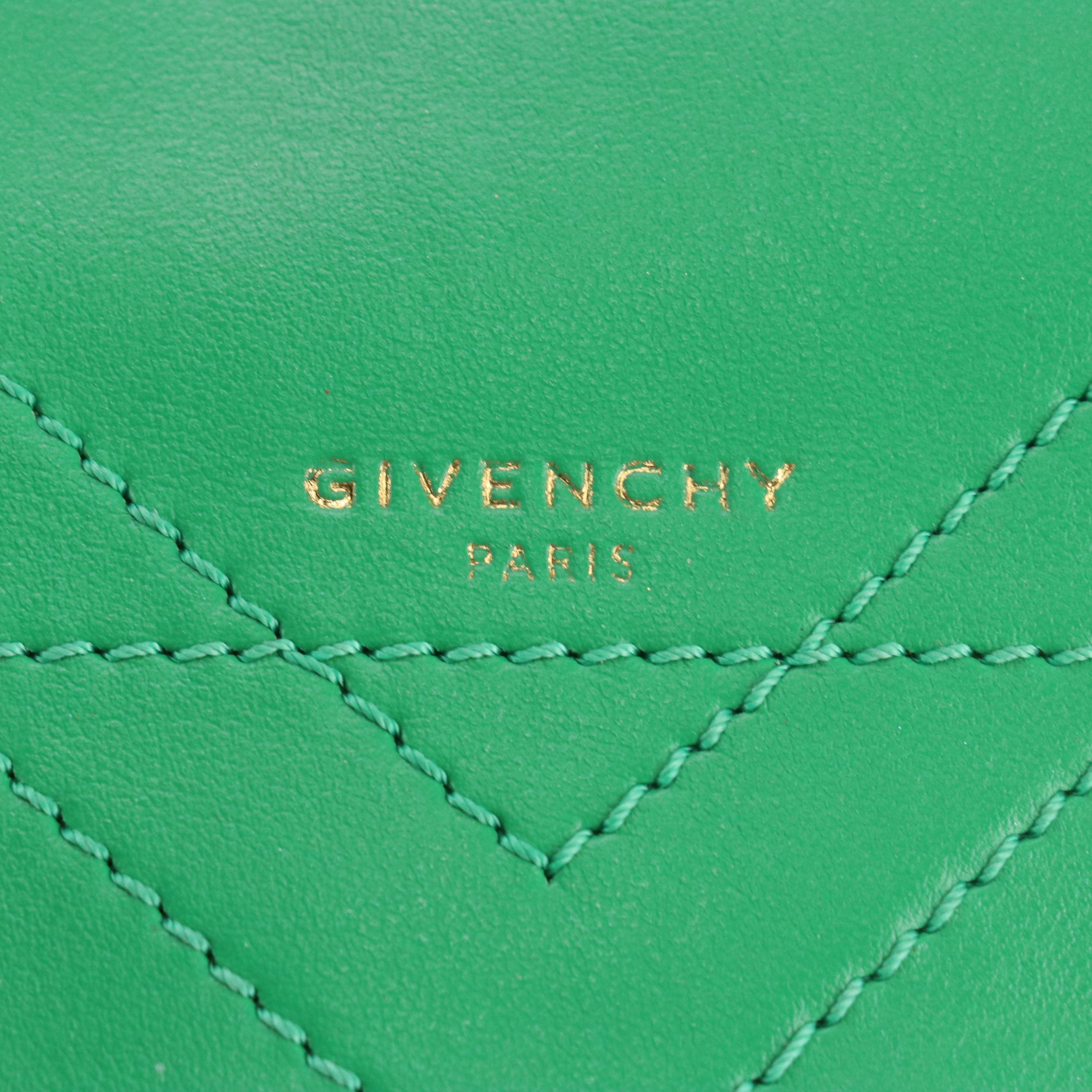 Givenchy Mini Eden Two-Way Satchel in "Grass Green" Lambskin Leather