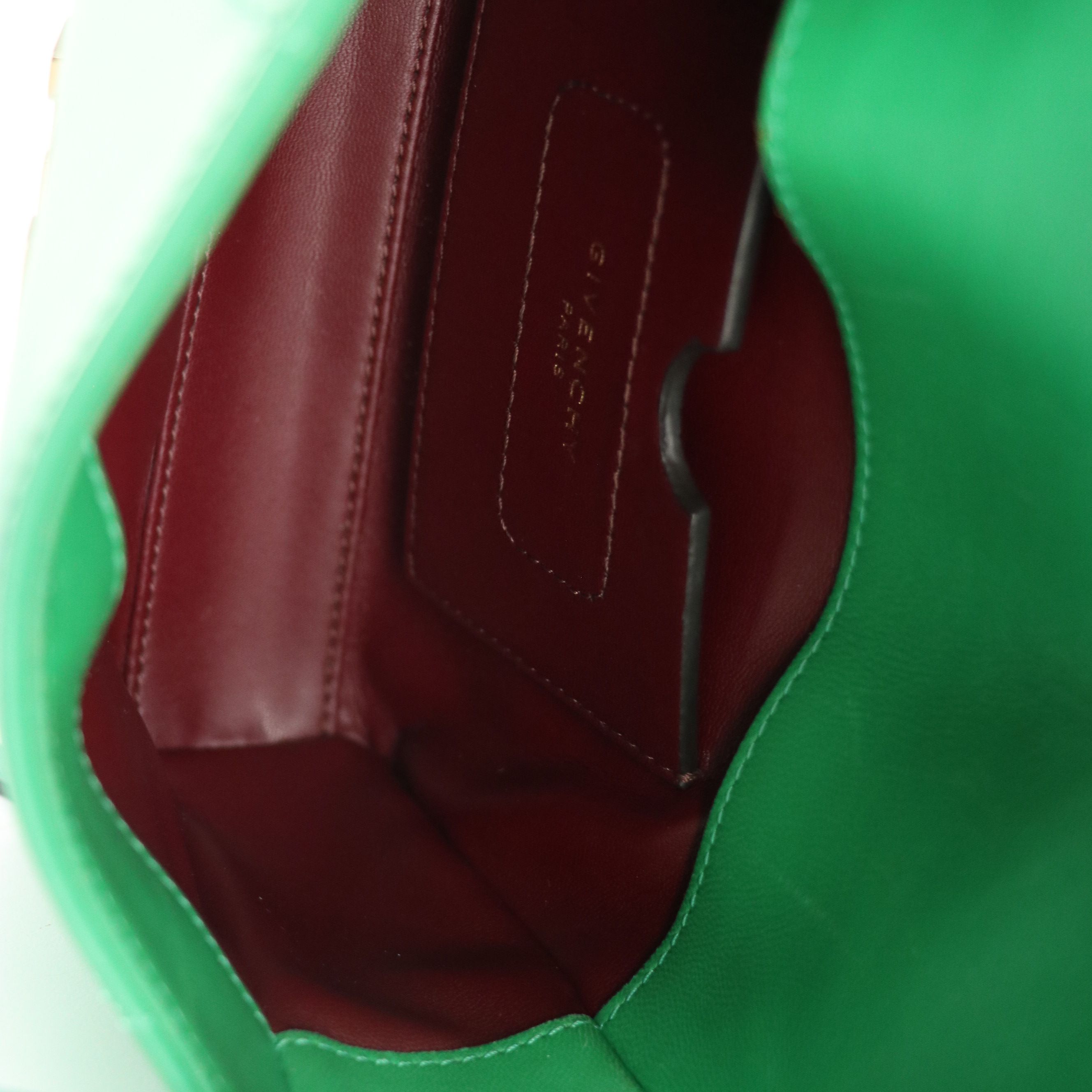 Givenchy Mini Eden Two-Way Satchel in "Grass Green" Lambskin Leather