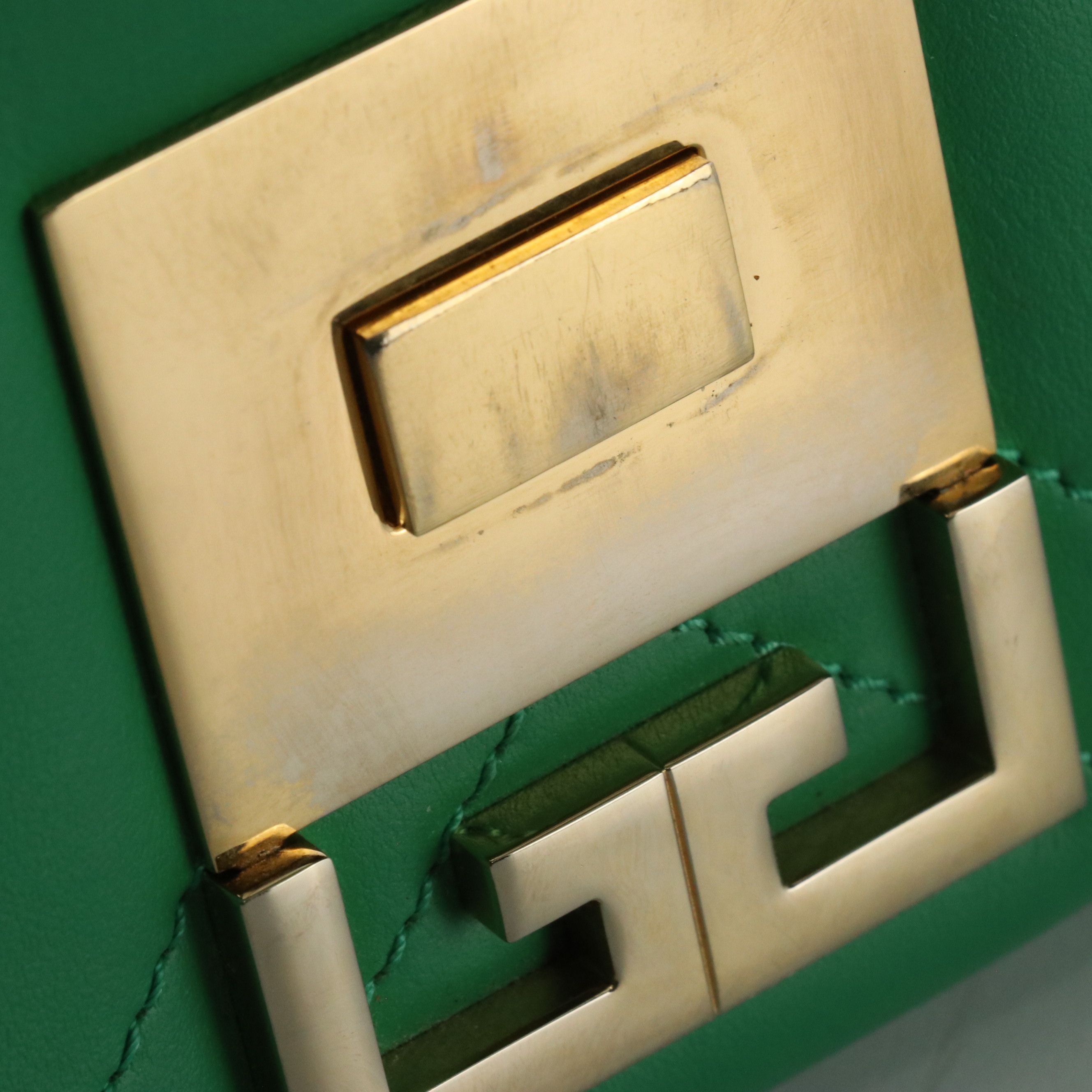 Givenchy Mini Eden Two-Way Satchel in "Grass Green" Lambskin Leather