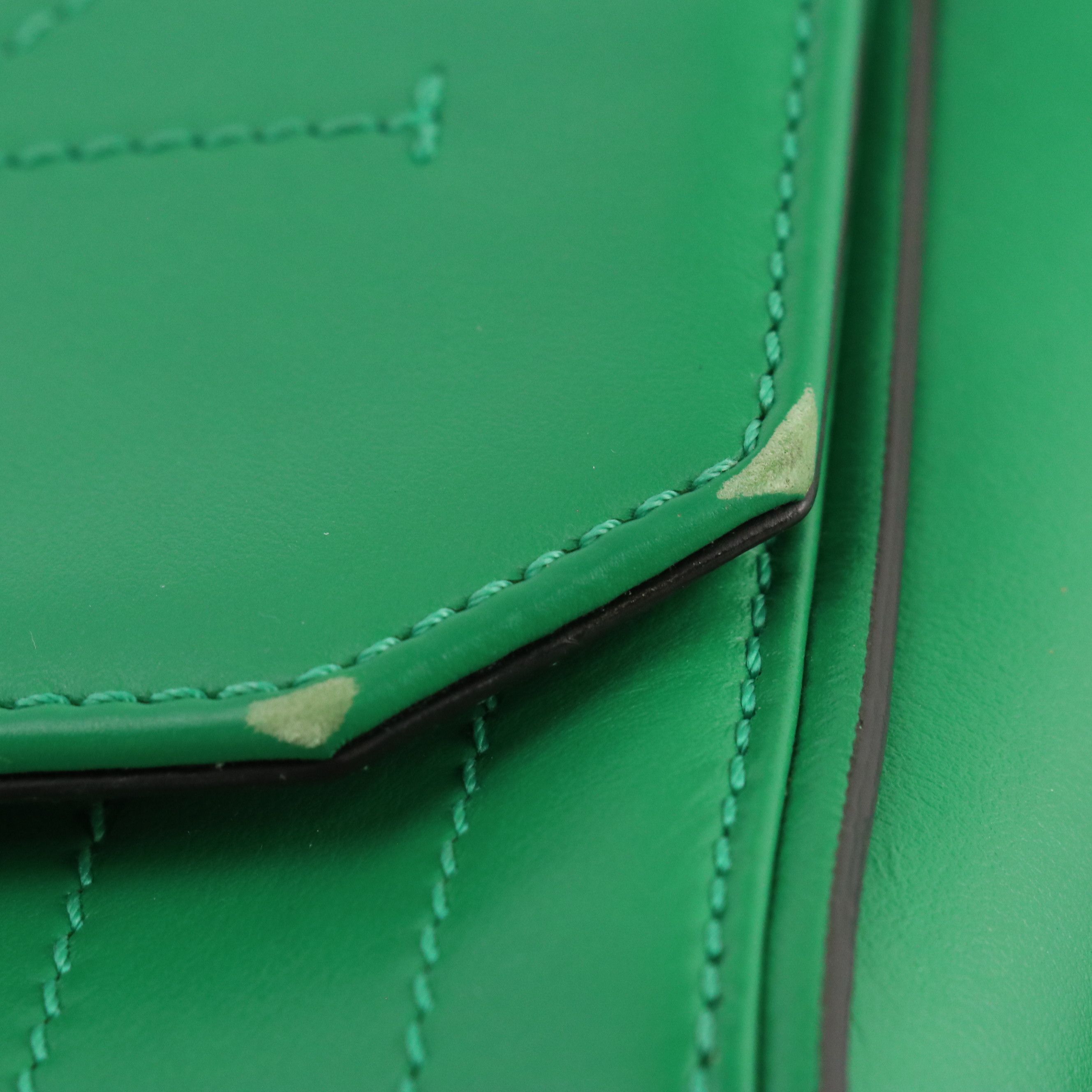 Givenchy Mini Eden Two-Way Satchel in "Grass Green" Lambskin Leather