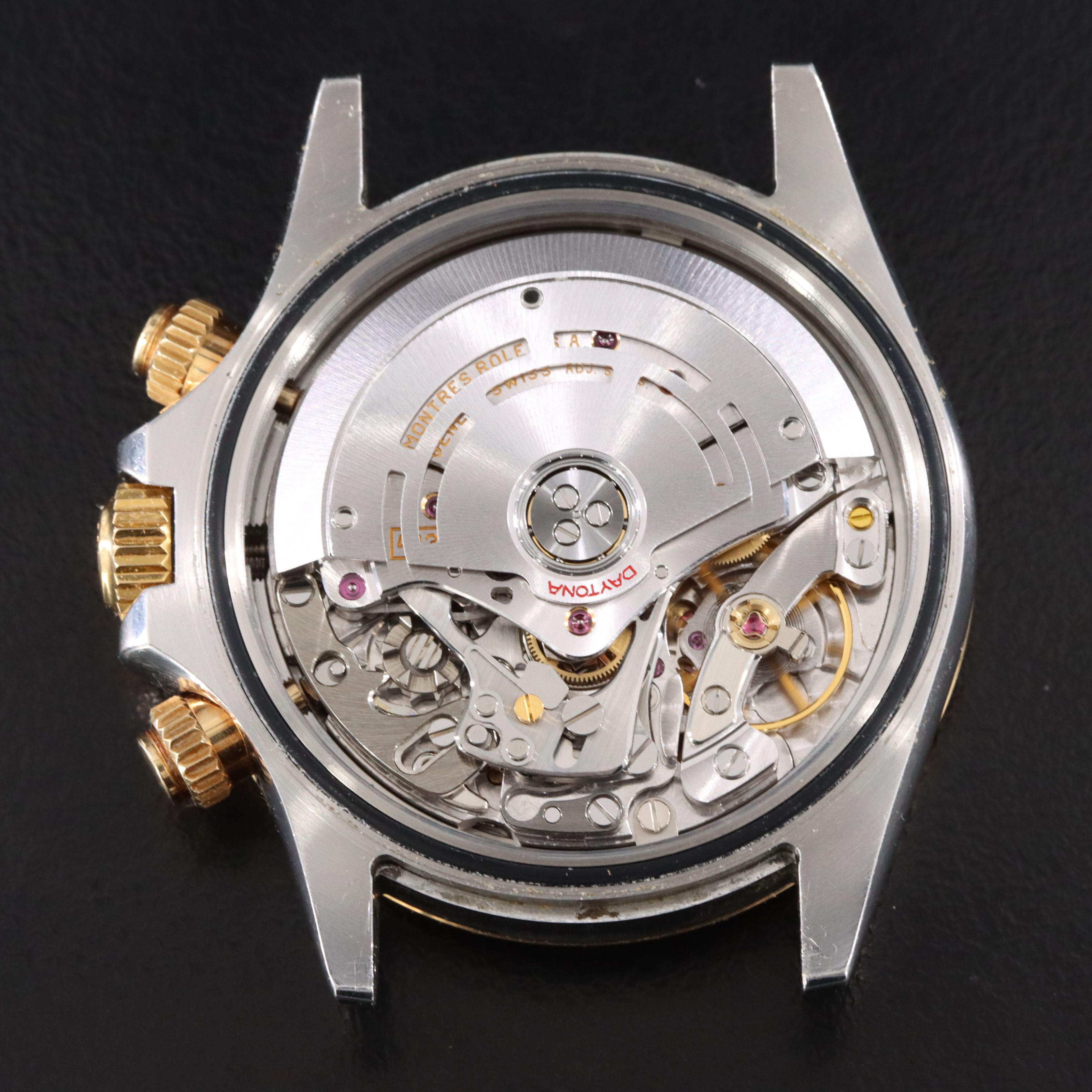 2000 Rolex Cosmograph Daytona  Black Serti Diamond Dial Two Tone 116523 Watch